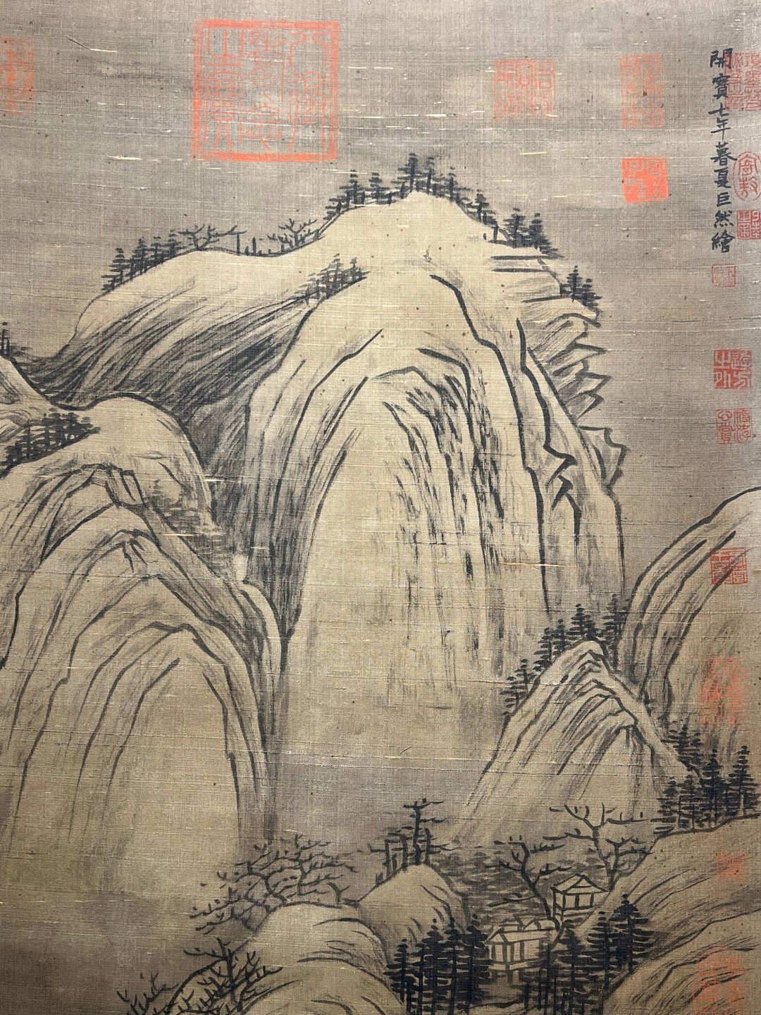 Chinese scroll painting Giant Ran