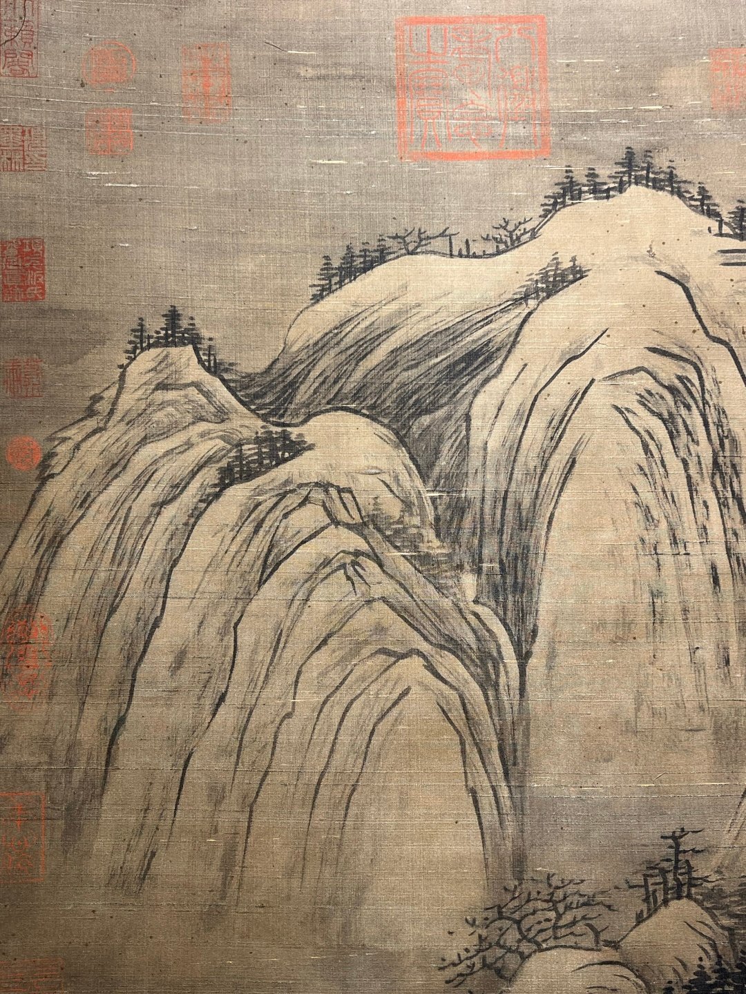 Chinese scroll painting Giant Ran