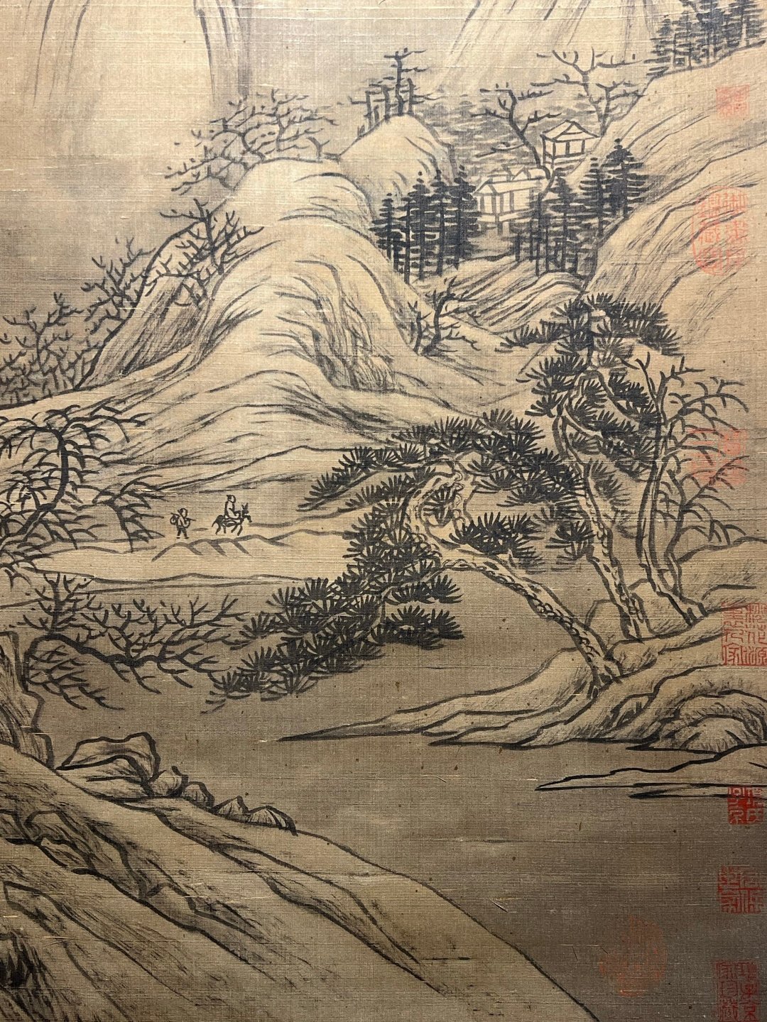 Chinese scroll painting Giant Ran