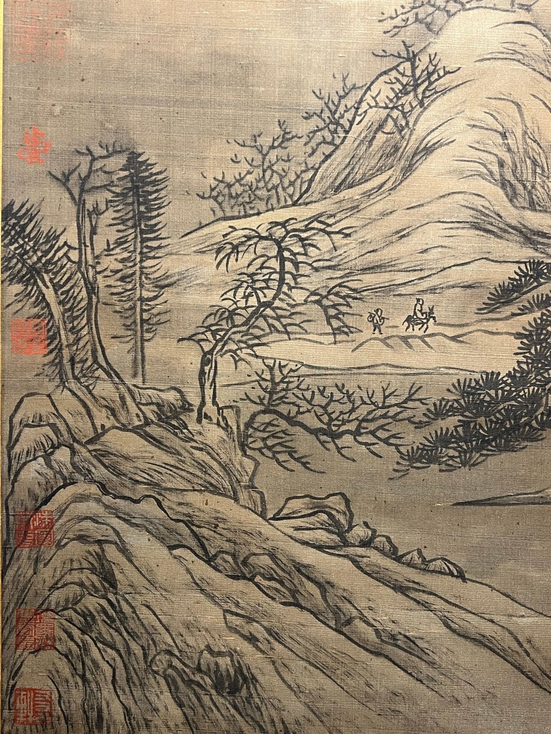 Chinese scroll painting Giant Ran