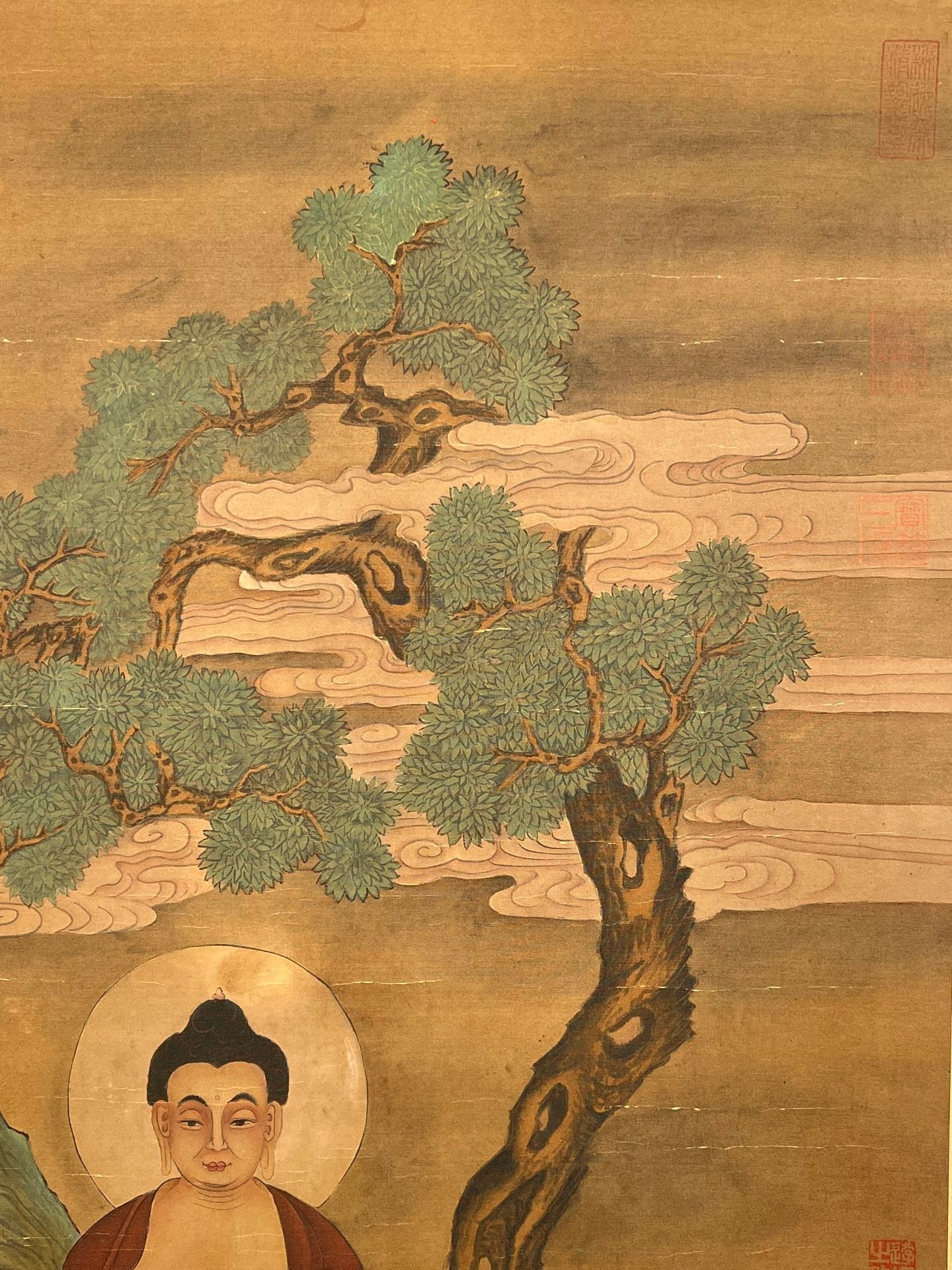 Chinese scroll painting Wu Daozi