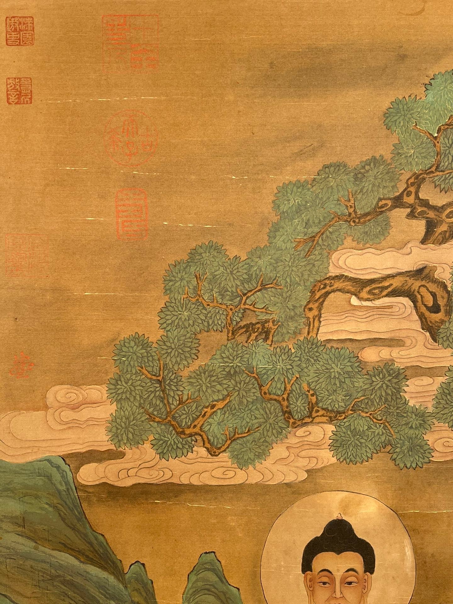 Chinese scroll painting Wu Daozi