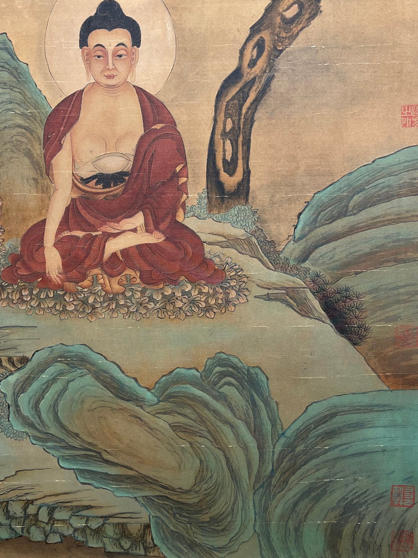 Chinese scroll painting Wu Daozi