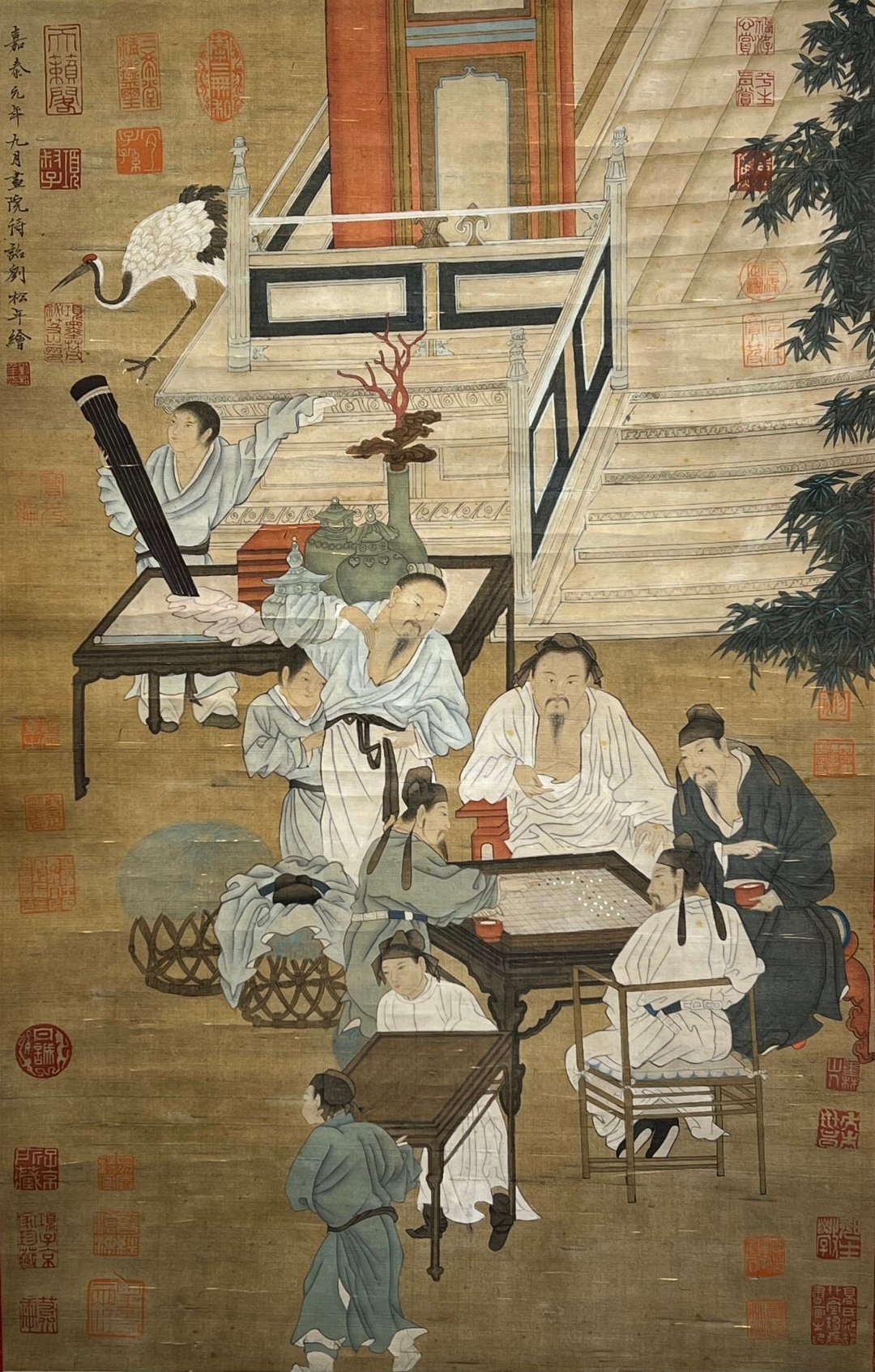 Chinese scroll painting Liu Songnian