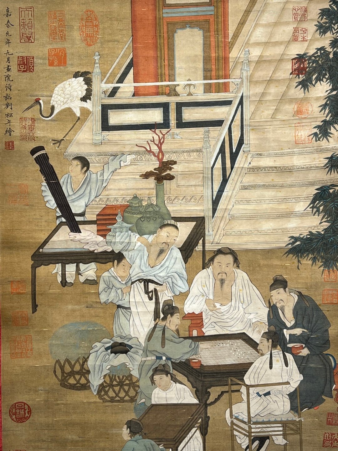 Chinese scroll painting Liu Songnian
