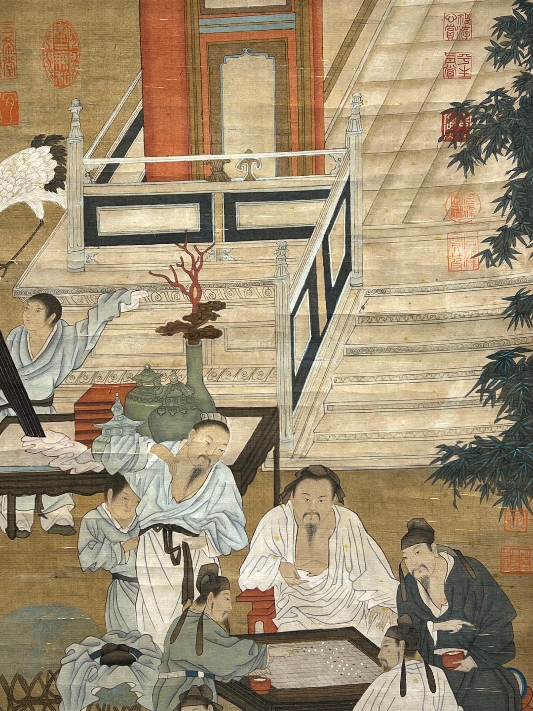 Chinese scroll painting Liu Songnian