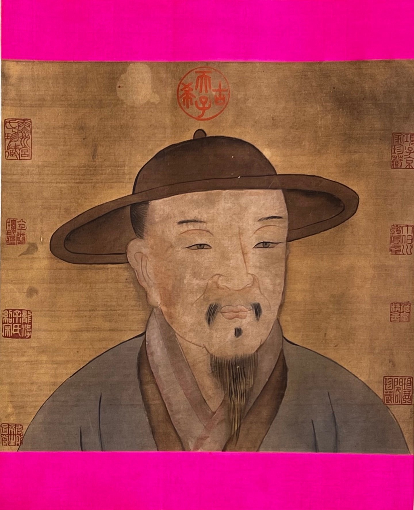 Chinese scroll painting Zhao Mengfu