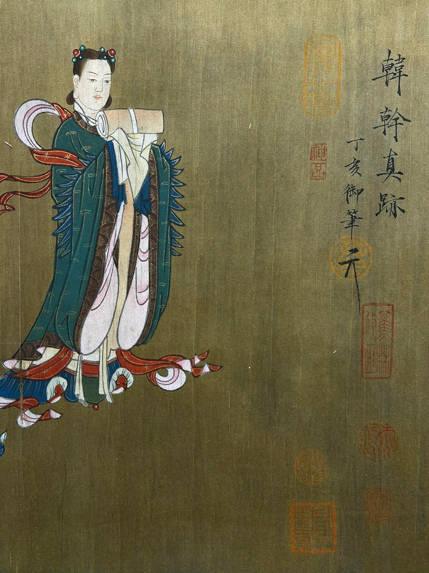 Chinese scroll painting Han Gan