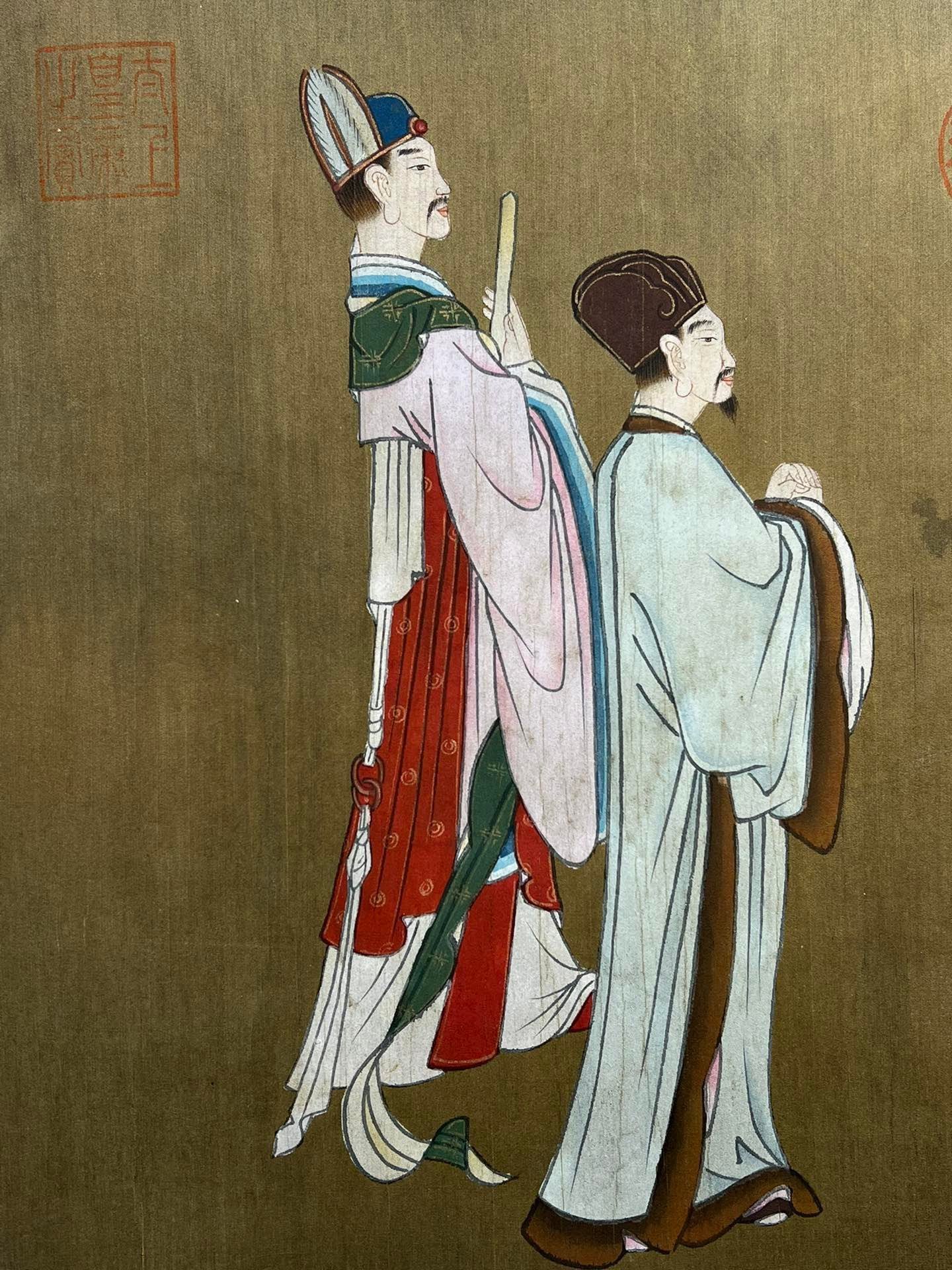 Chinese scroll painting Han Gan