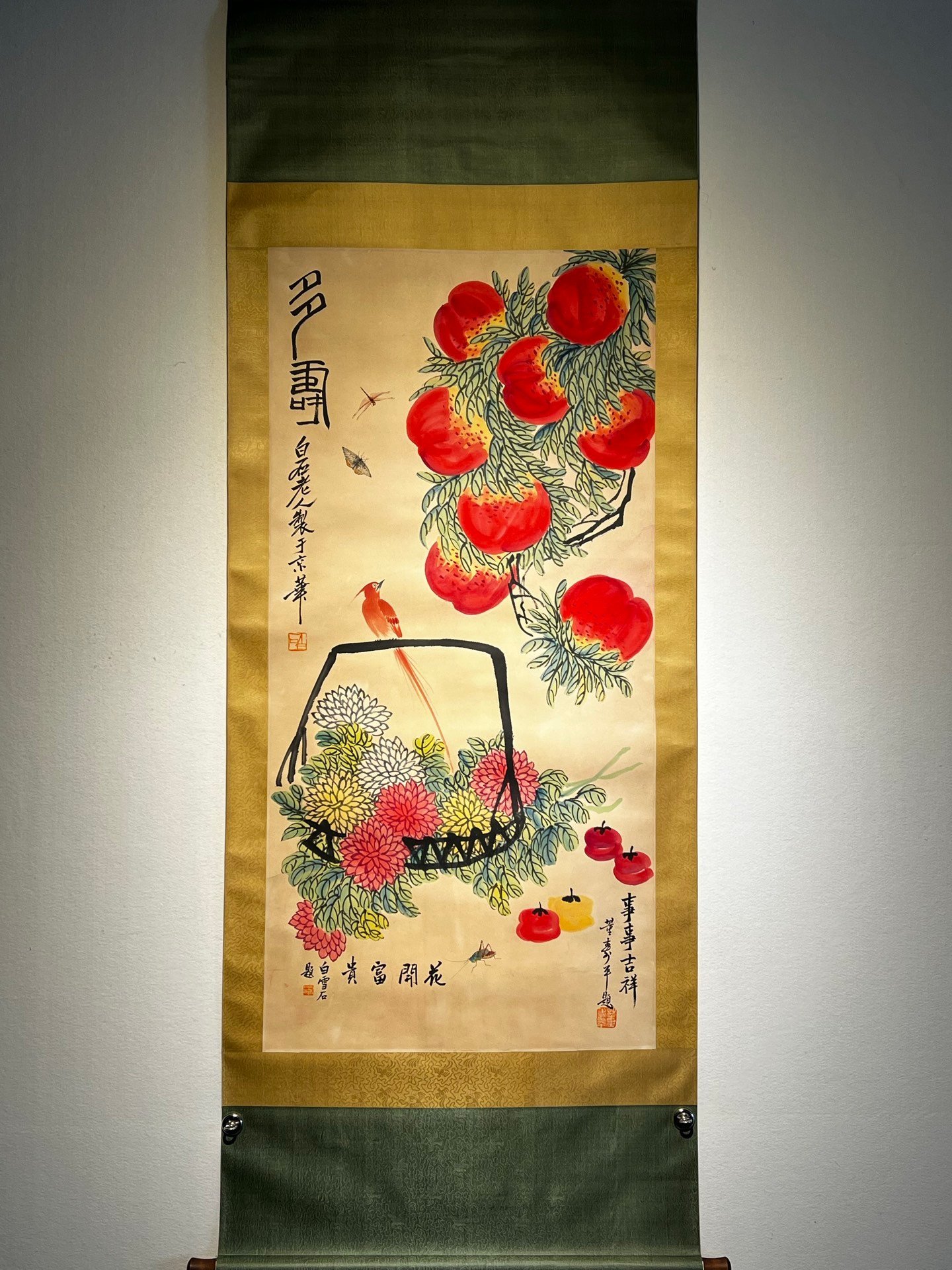 Chinese scroll painting Qi Baishi