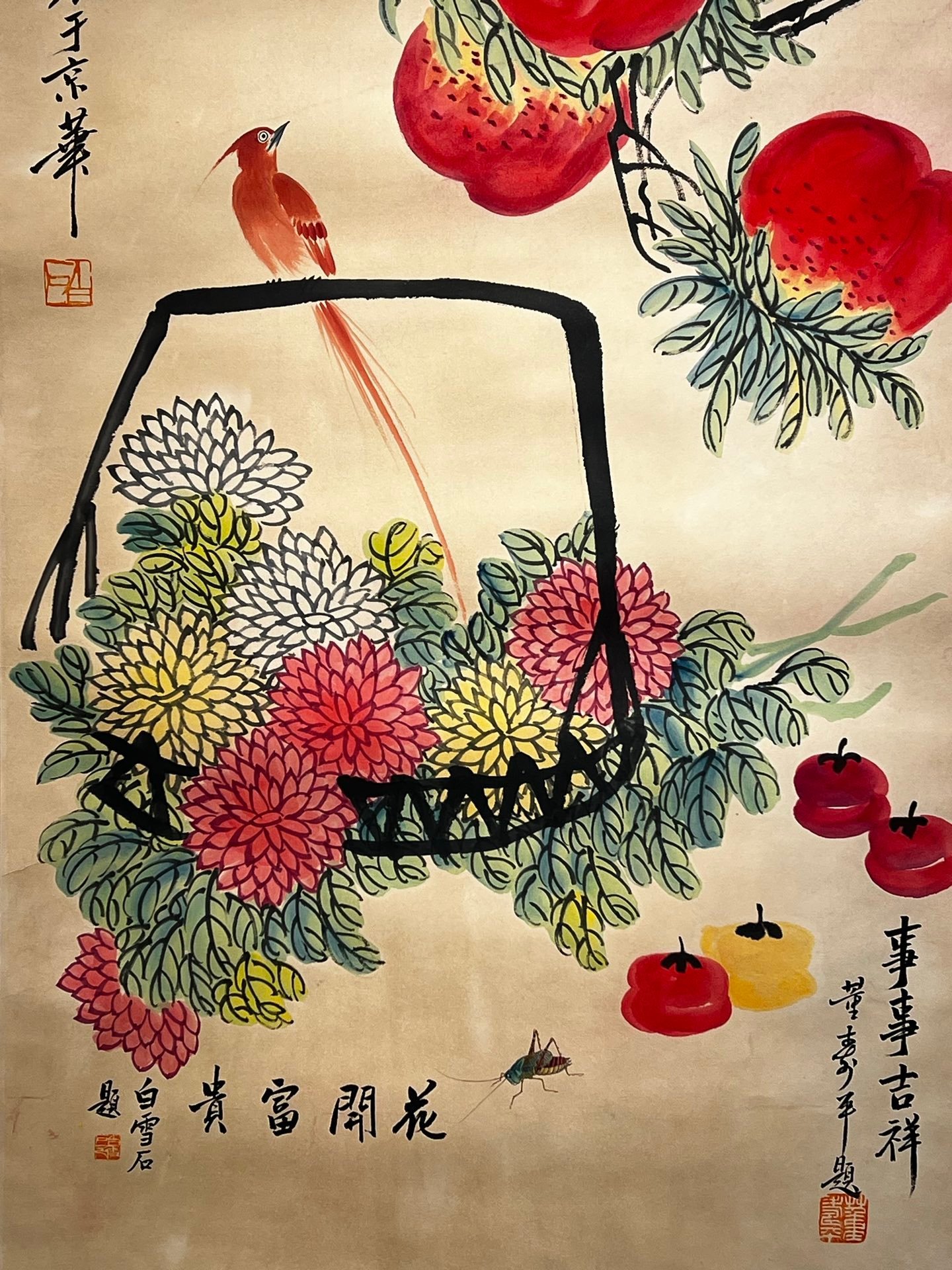 Chinese scroll painting Qi Baishi