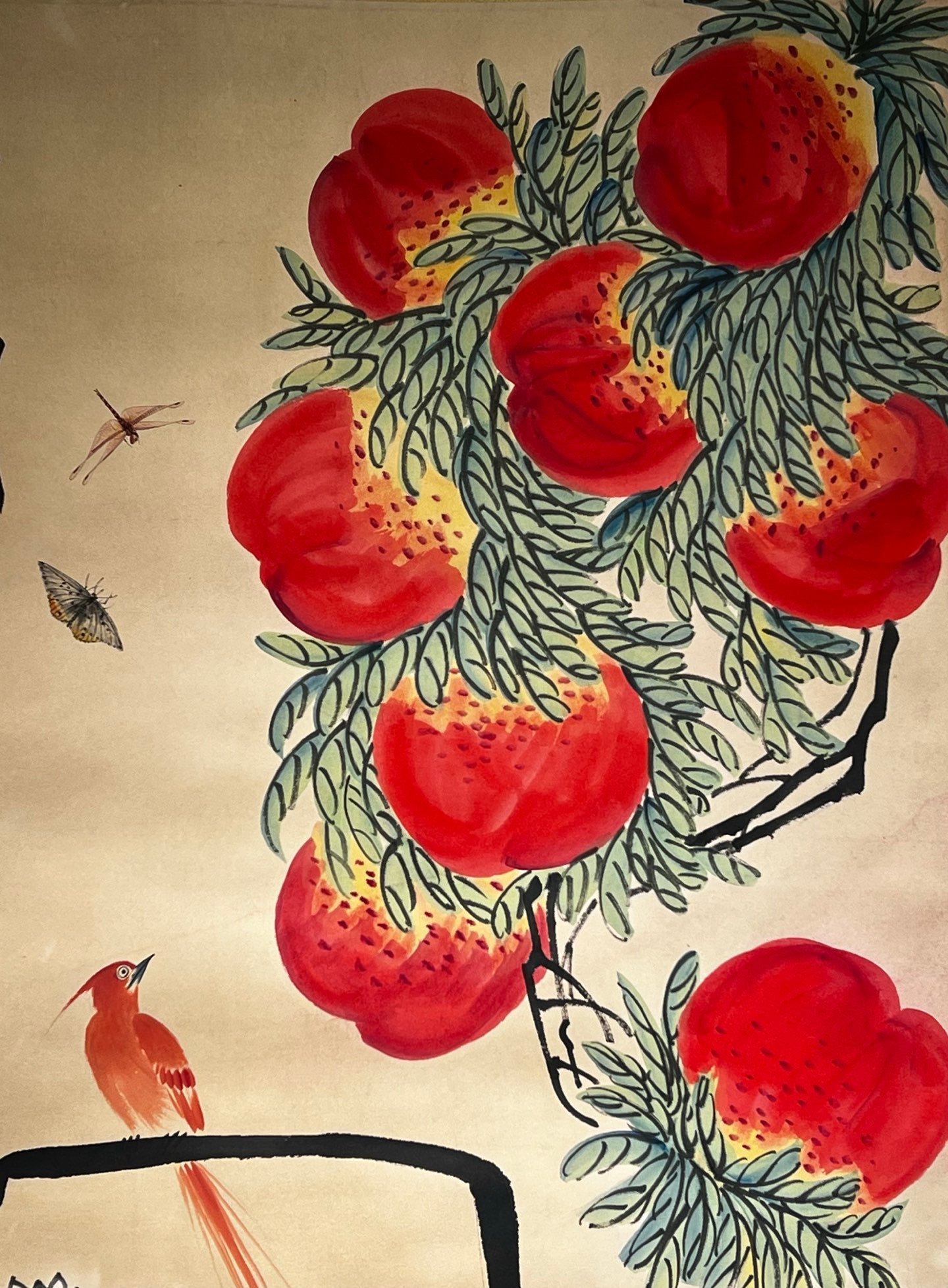 Chinese scroll painting Qi Baishi