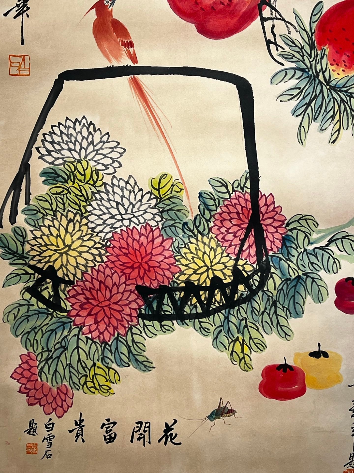 Chinese scroll painting Qi Baishi
