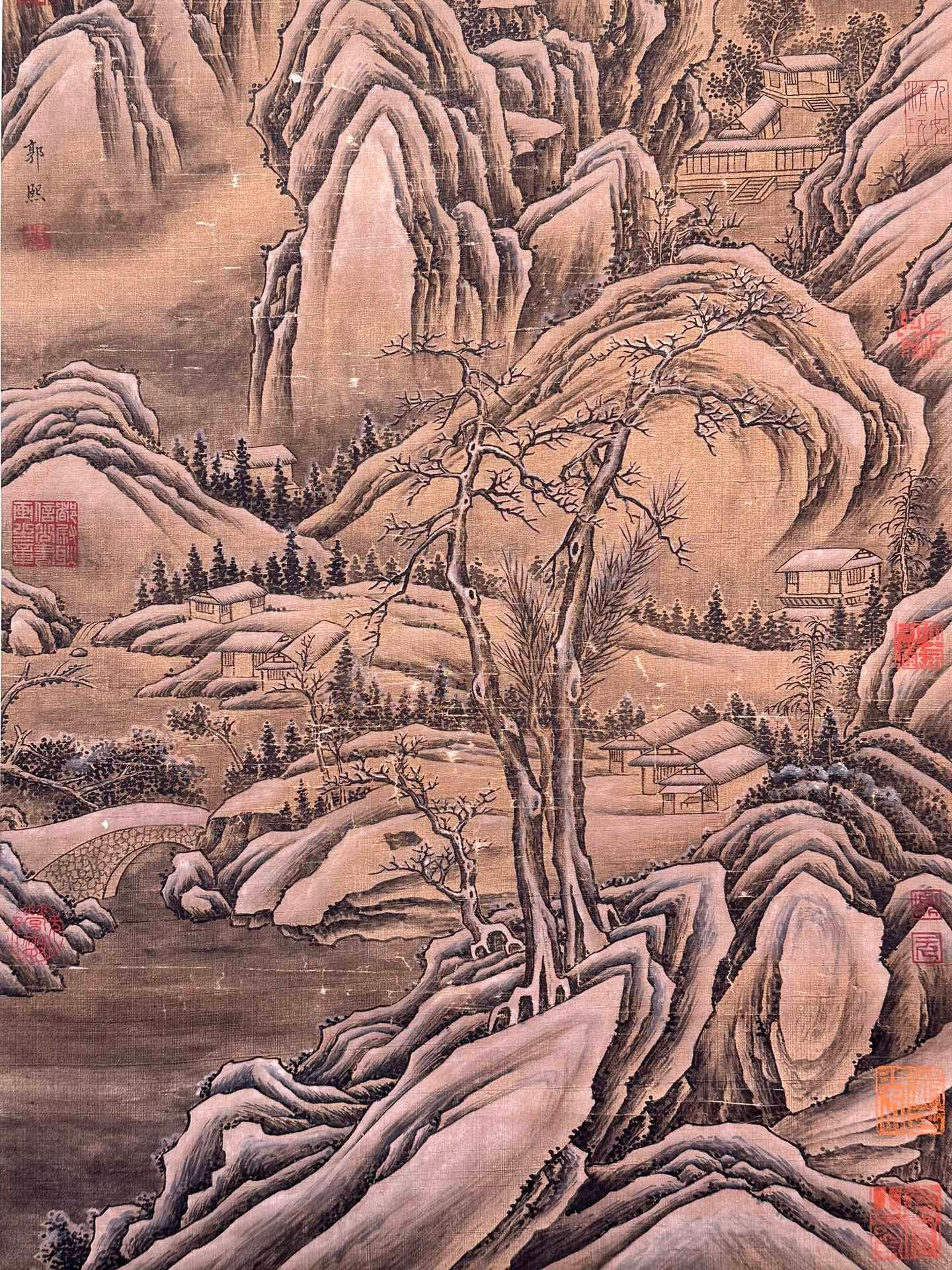 Chinese scroll painting Guo Xi