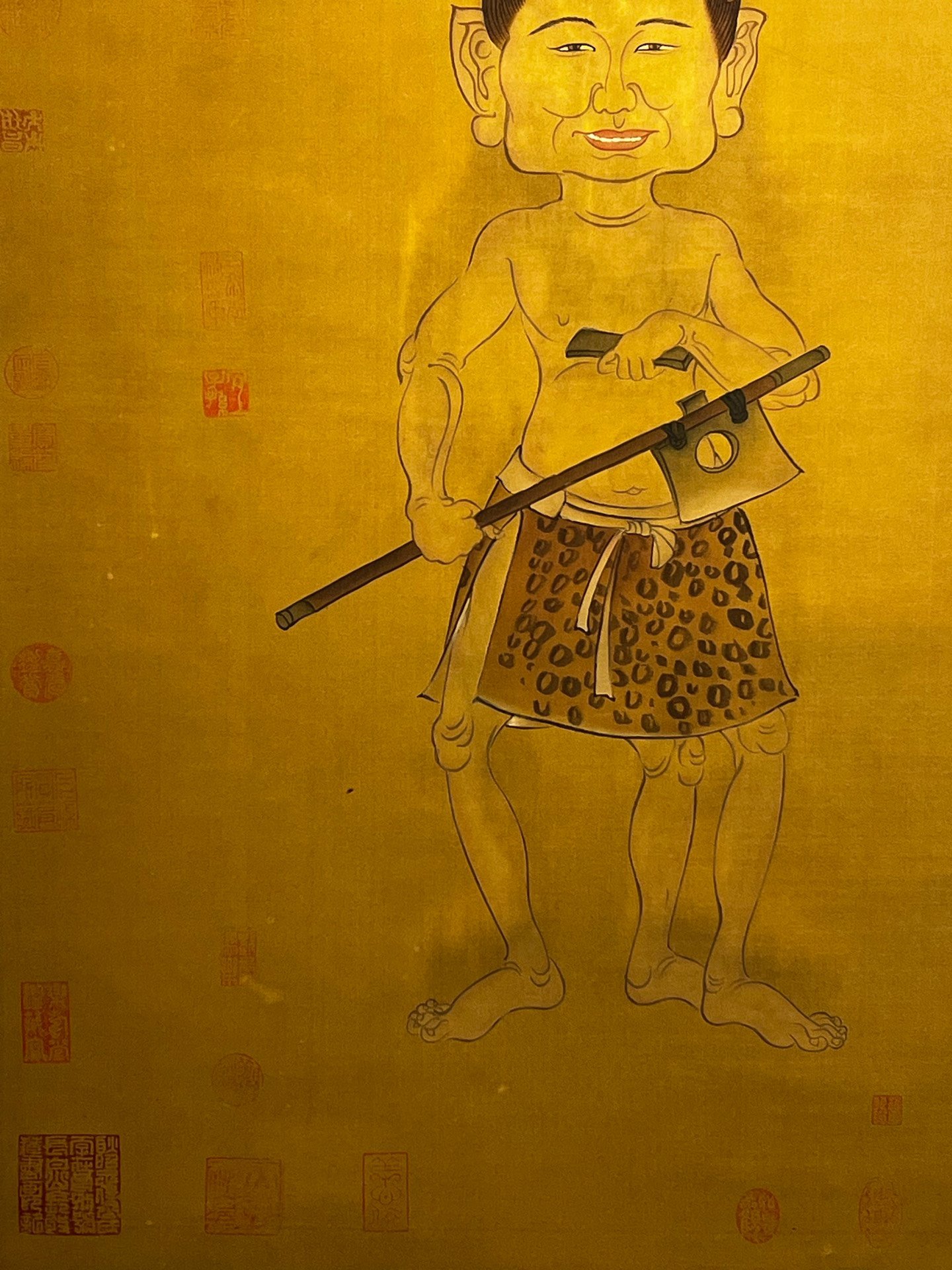 Chinese scroll painting Suiren Clan