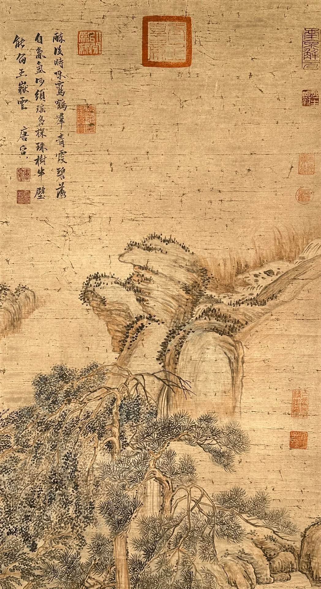 Chinese scroll painting Tang Yin