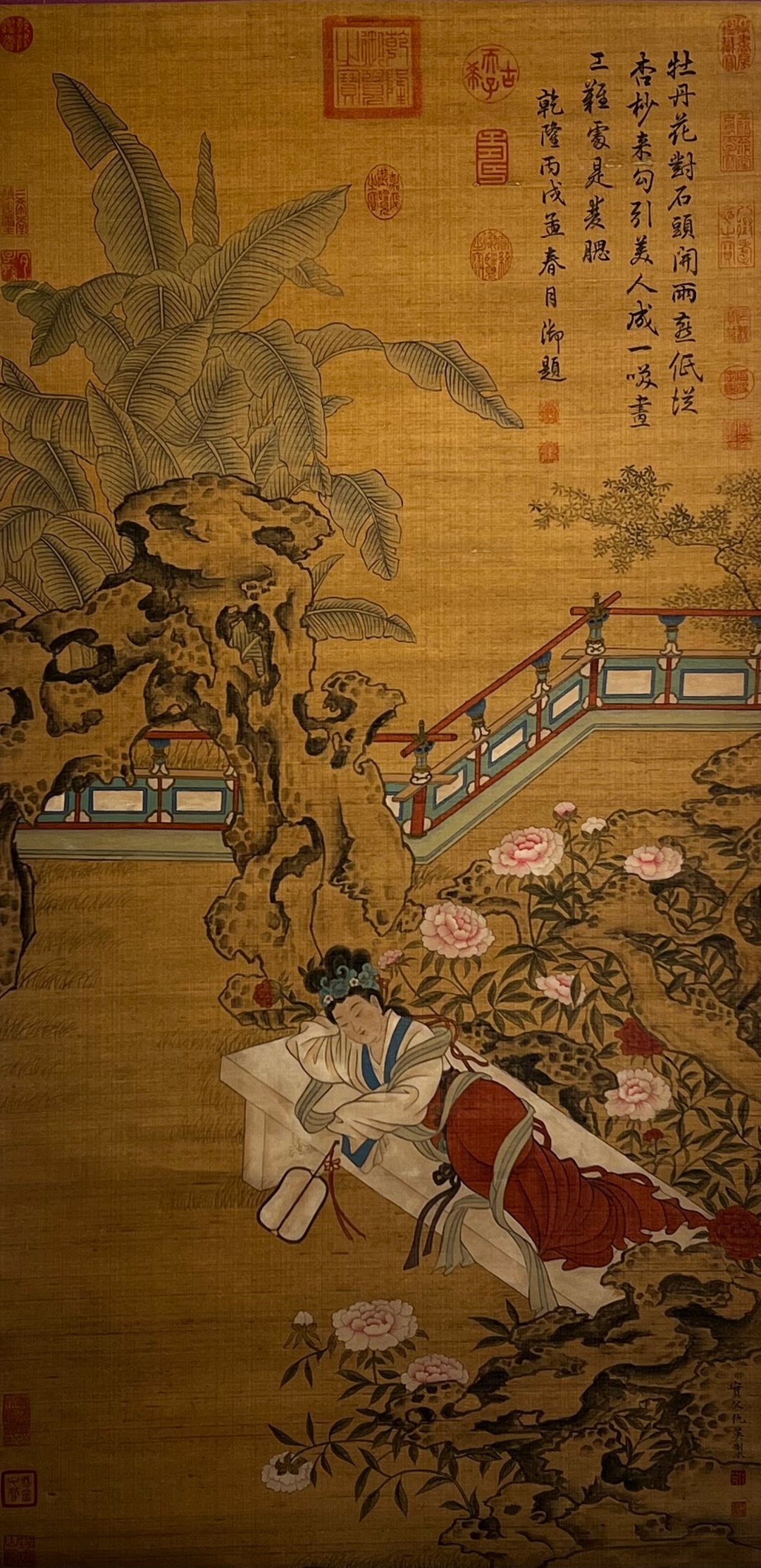 Chinese scroll painting Qiu Ying