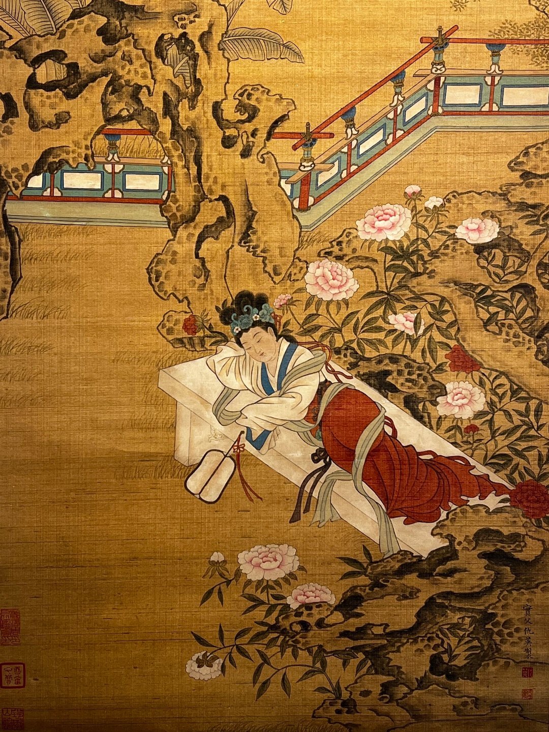 Chinese scroll painting Qiu Ying