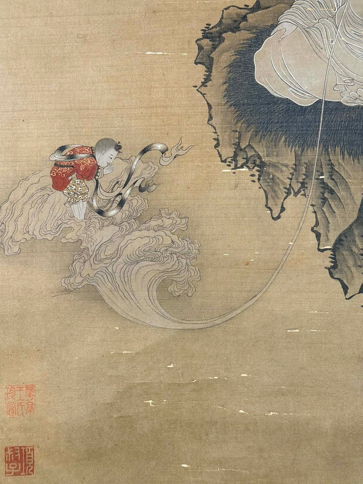 Chinese scroll painting Wang Zhenpeng