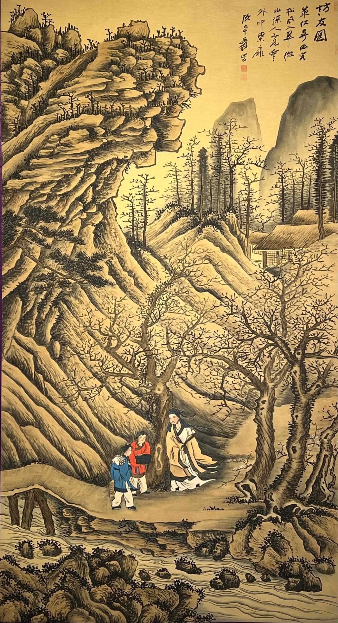 Chinese scroll painting Zhang Daqian