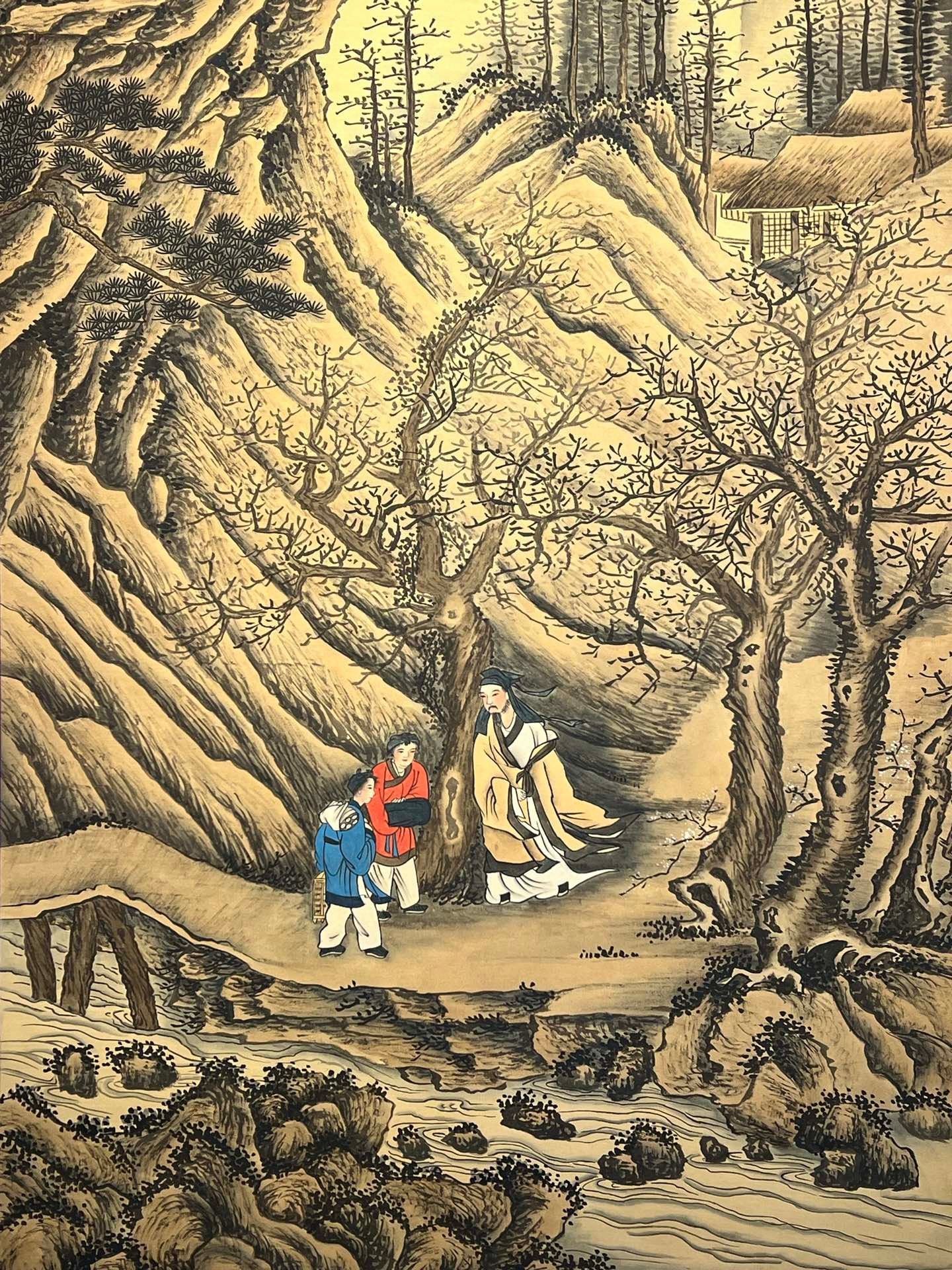 Chinese scroll painting Zhang Daqian