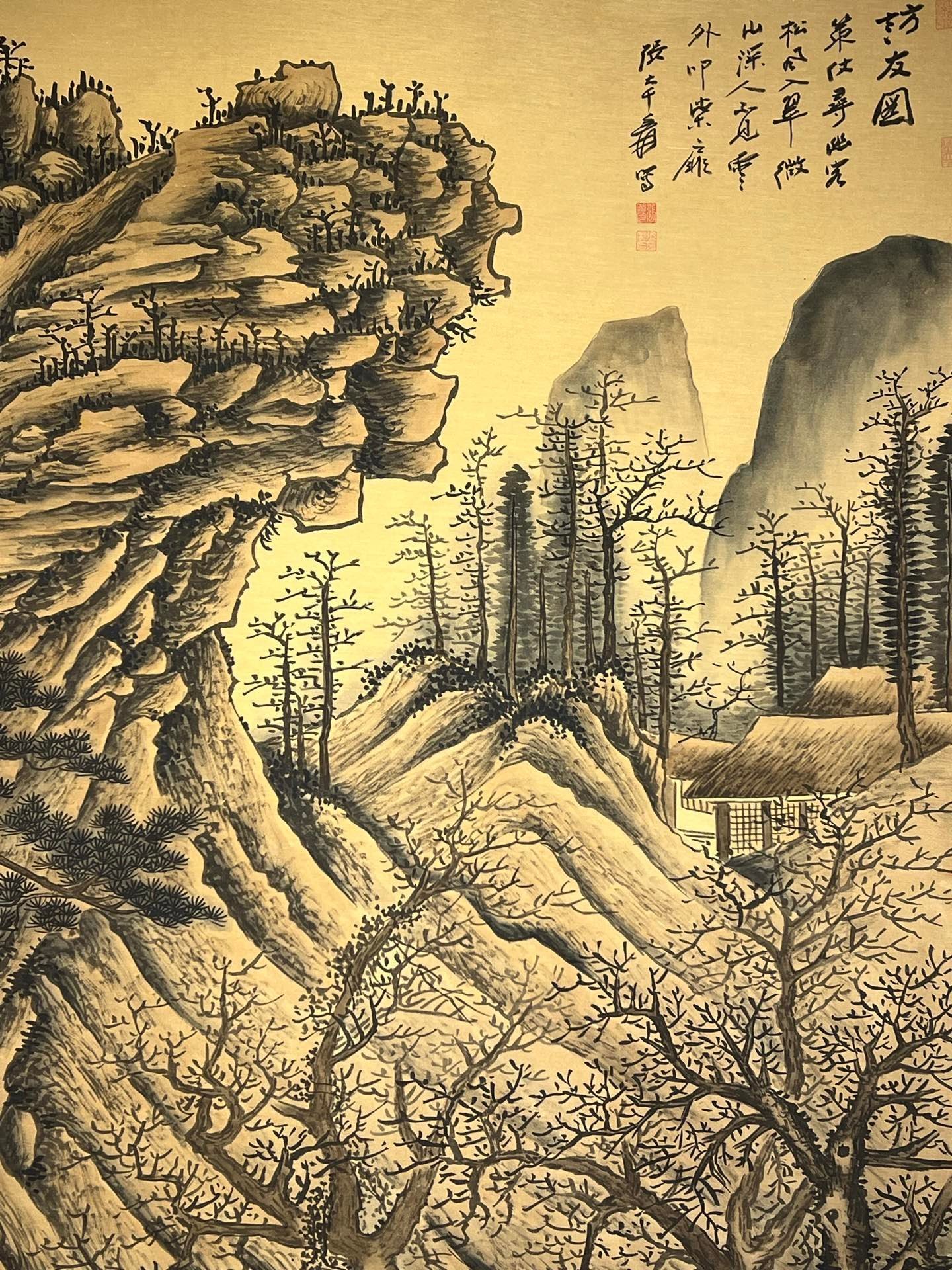 Chinese scroll painting Zhang Daqian
