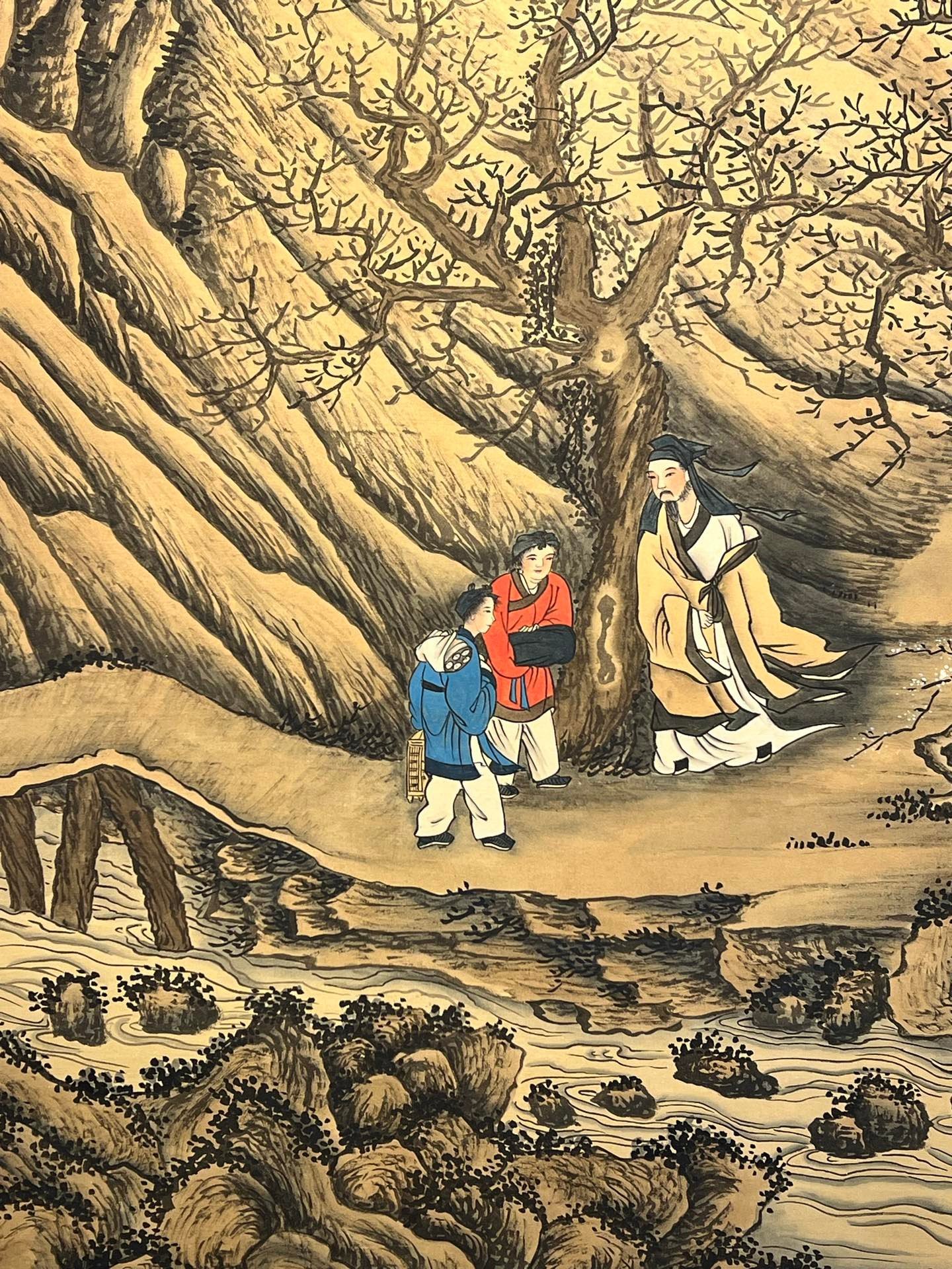 Chinese scroll painting Zhang Daqian
