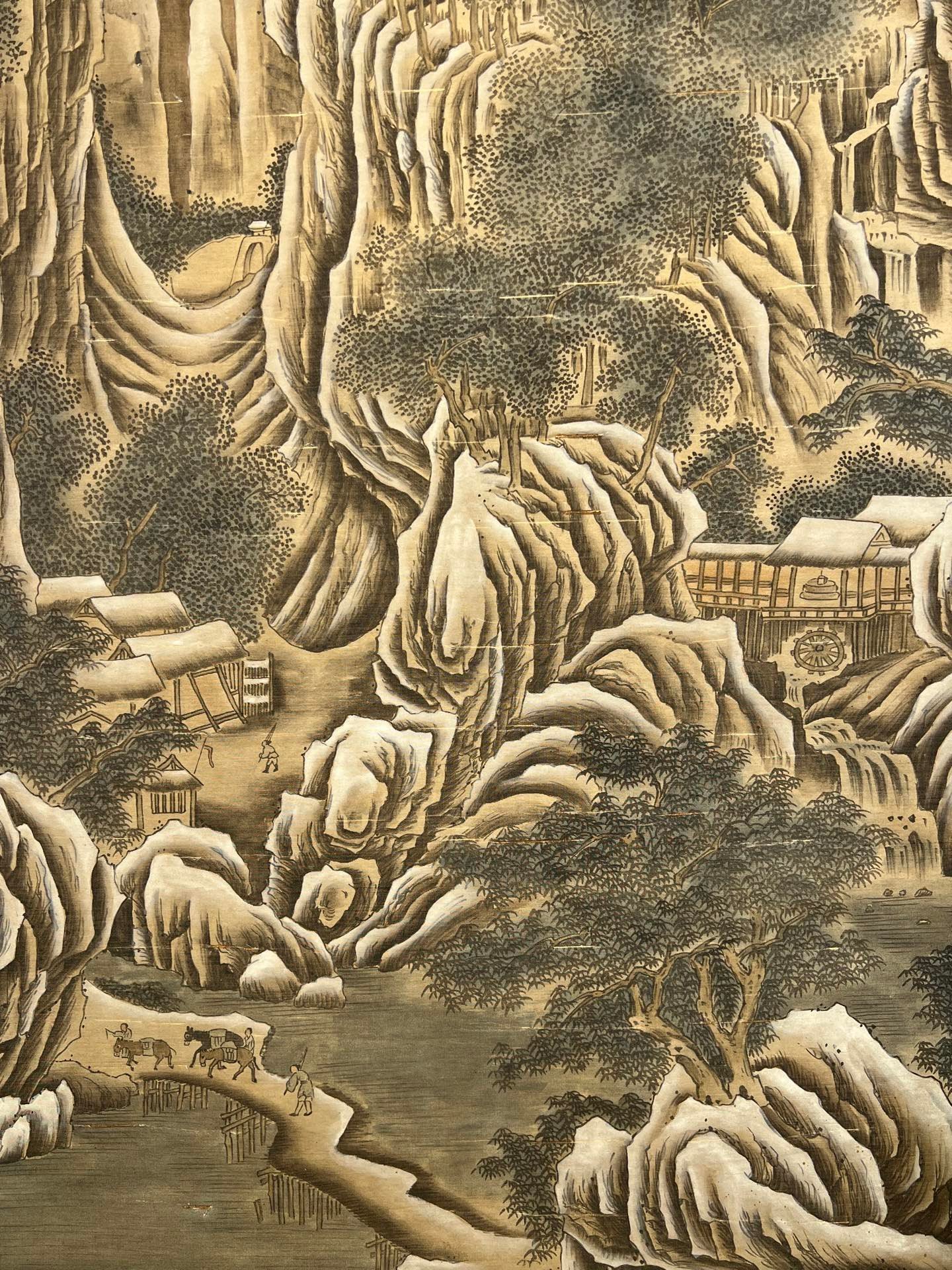 Chinese scroll painting Tang Yin