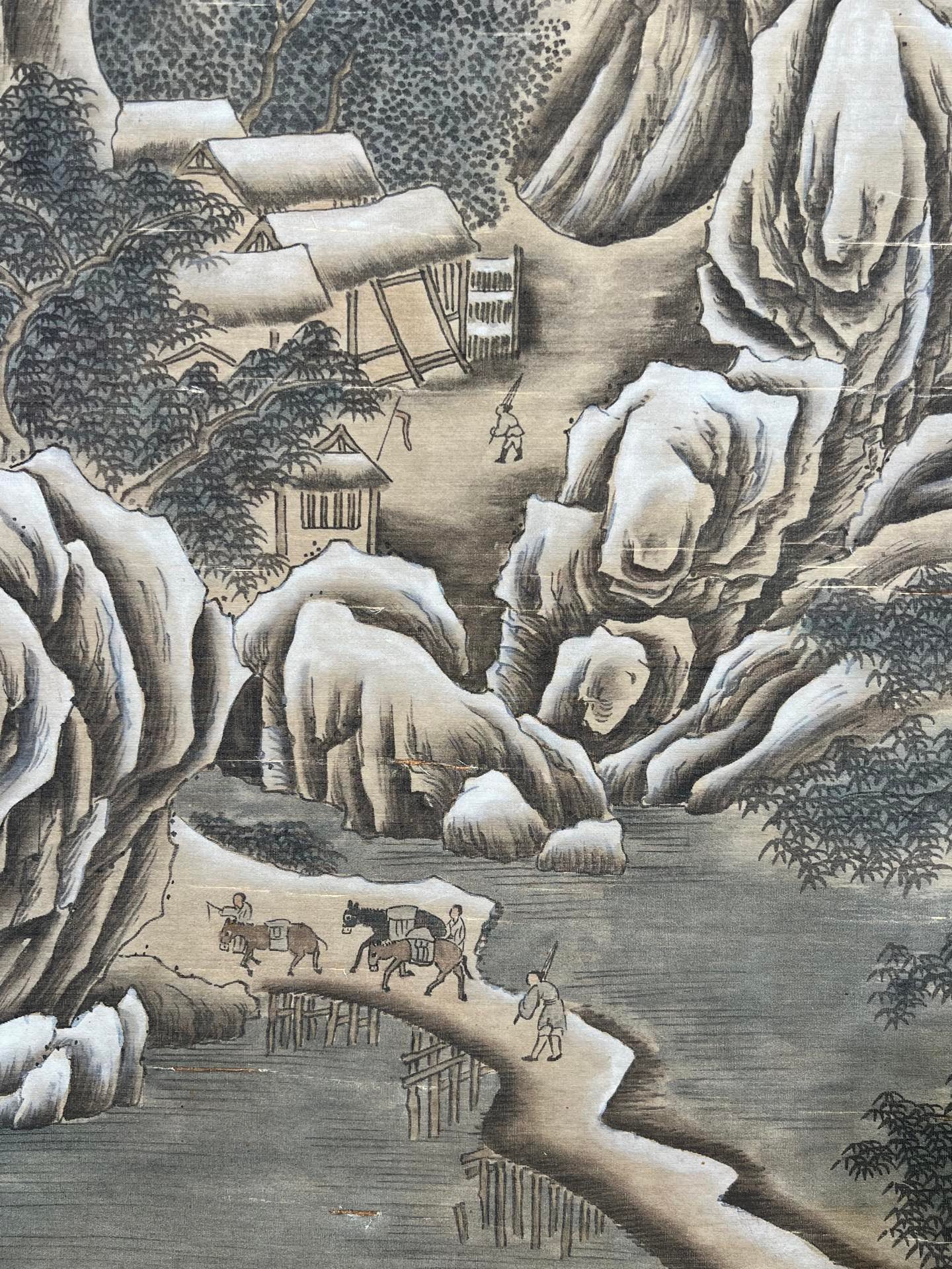 Chinese scroll painting Tang Yin