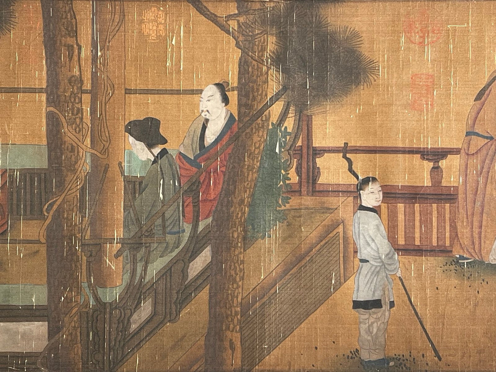 Chinese scroll painting Zhou Wenju
