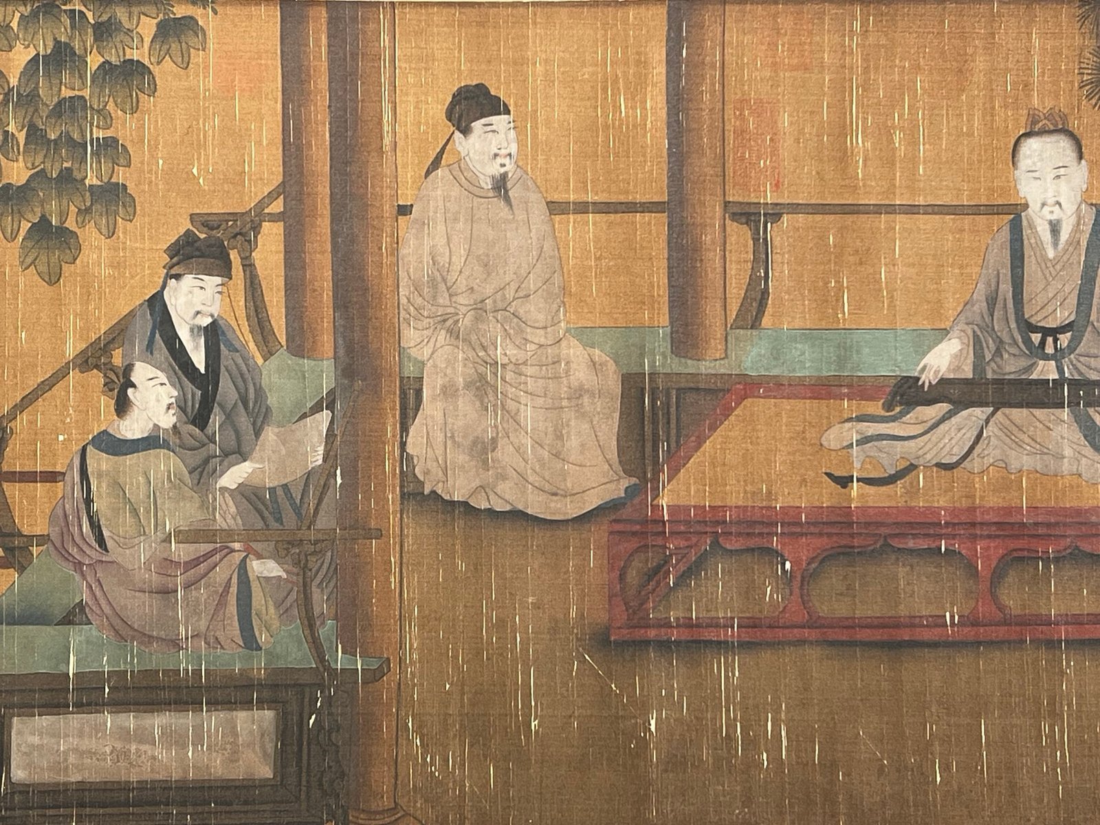 Chinese scroll painting Zhou Wenju