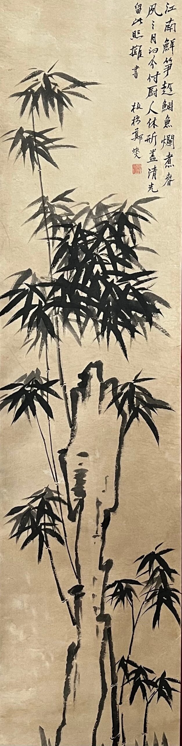 Chinese scroll painting Zheng Banqiao