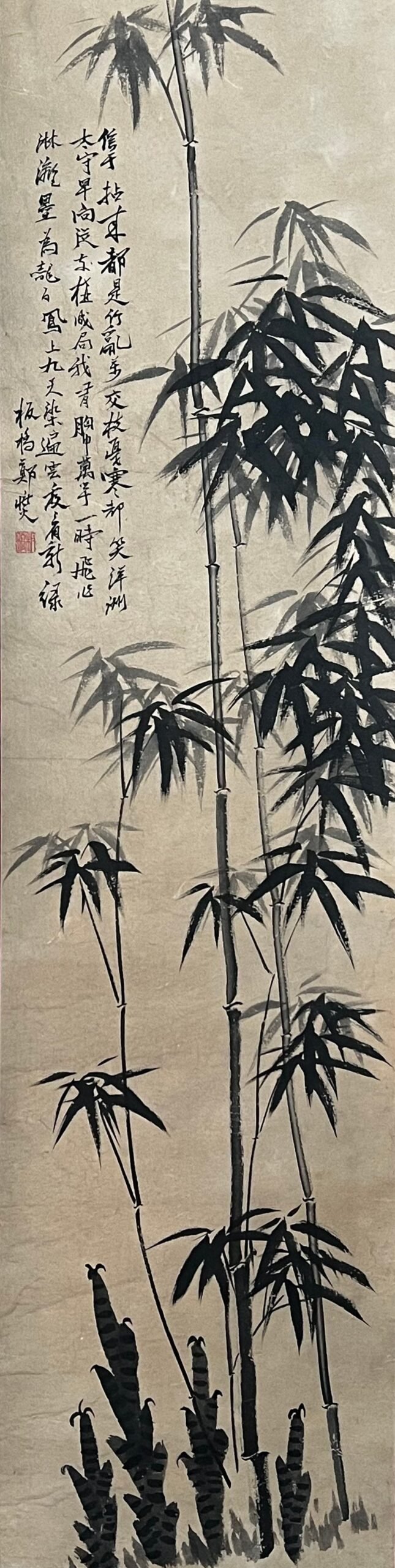 Chinese scroll painting Zheng Banqiao