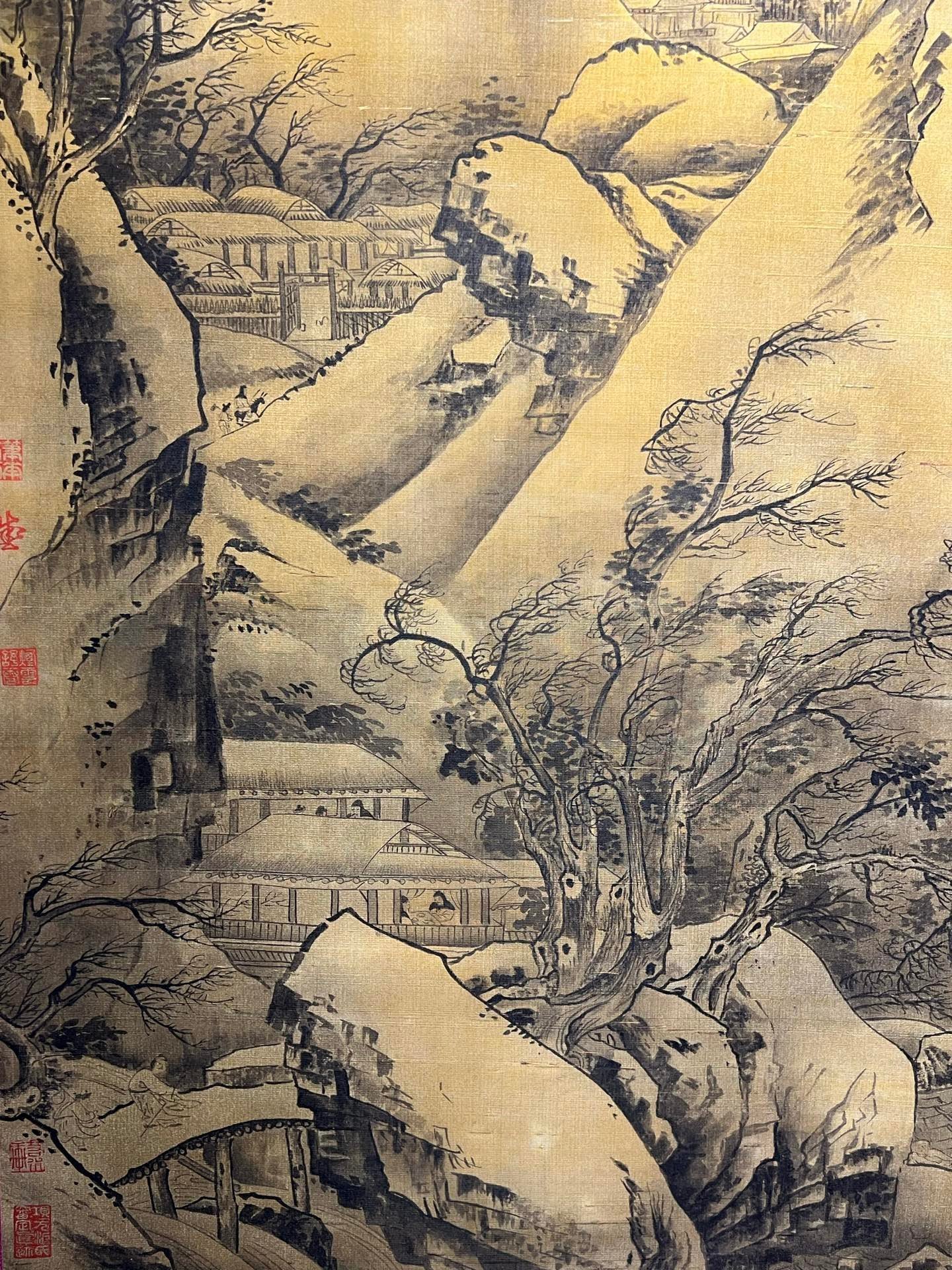 Chinese scroll painting Li Tang