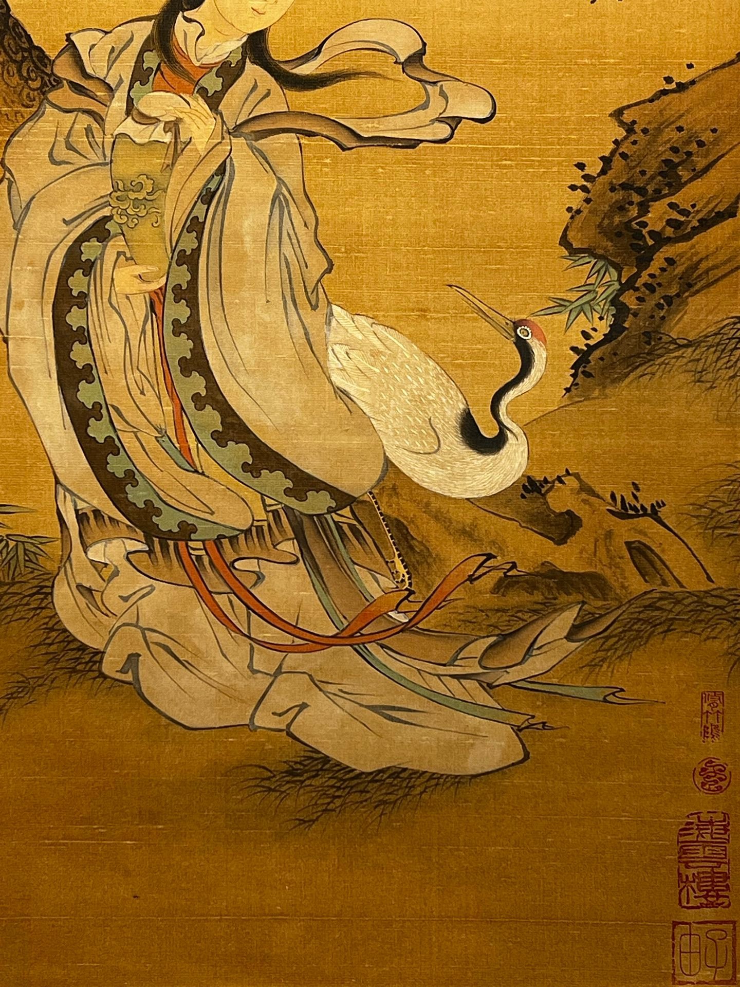 Chinese scroll painting Wang Zhenpeng