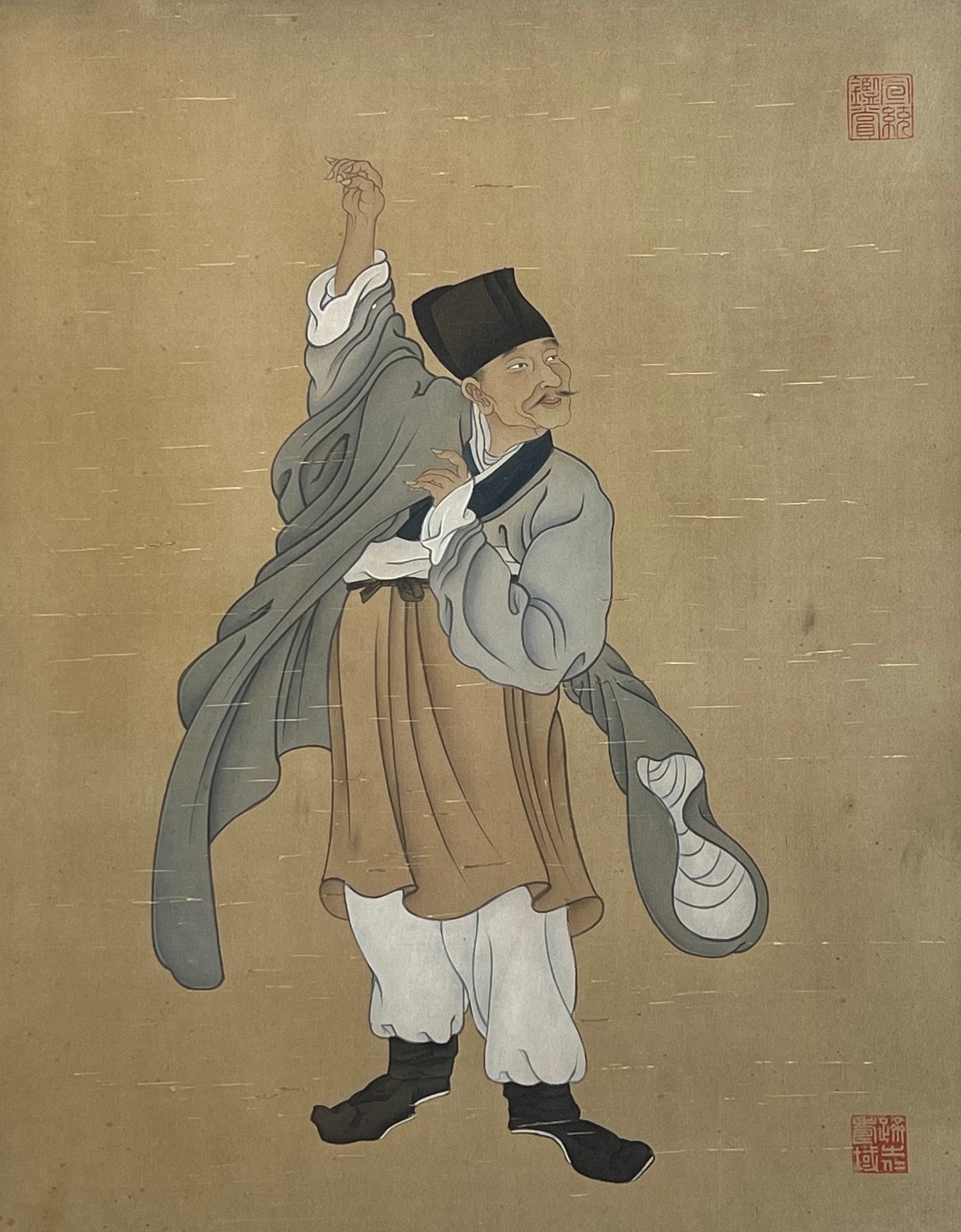 Chinese scroll painting Wang Zhenpeng