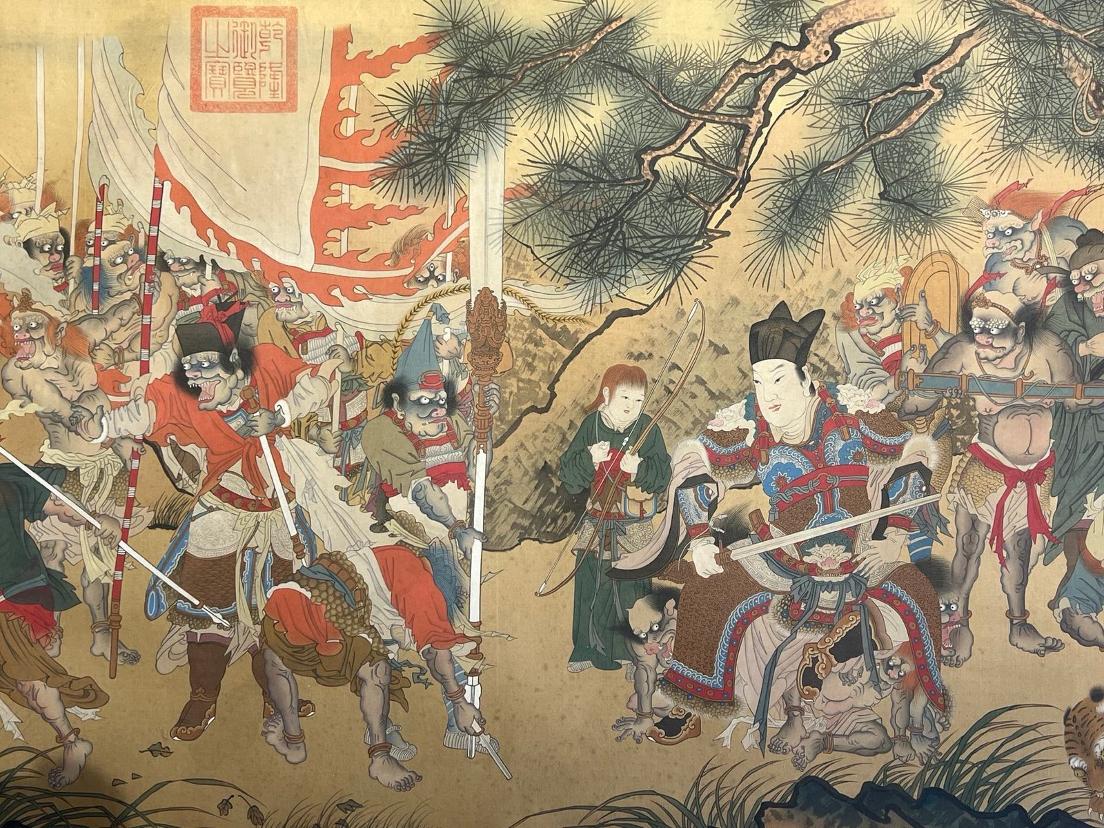 Chinese scroll painting Tang Ying