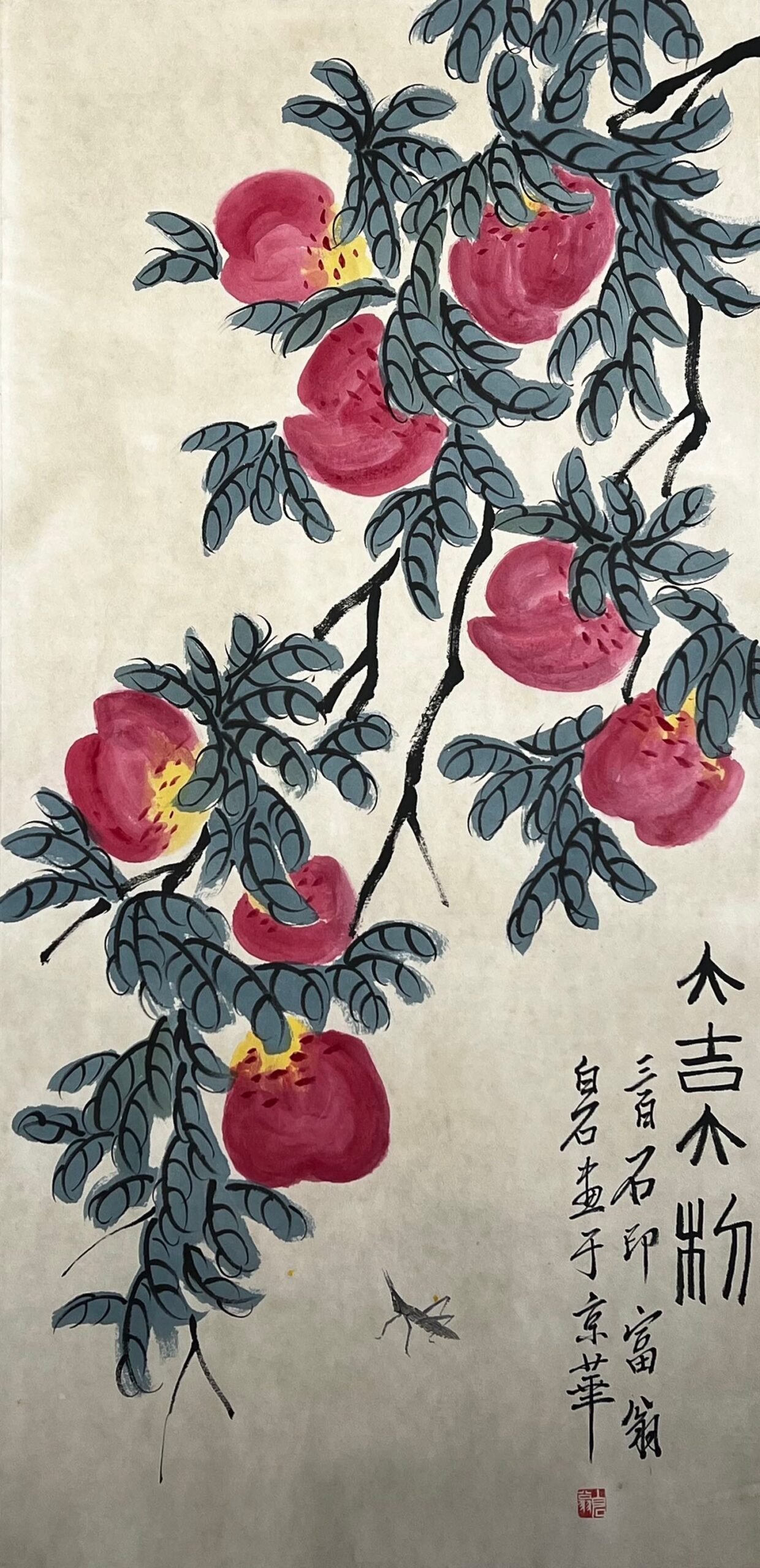 Chinese scroll painting Qi Baishi