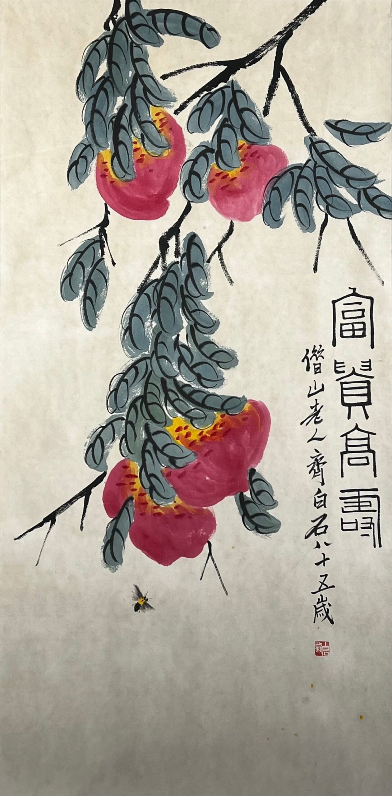 Chinese scroll painting Qi Baishi