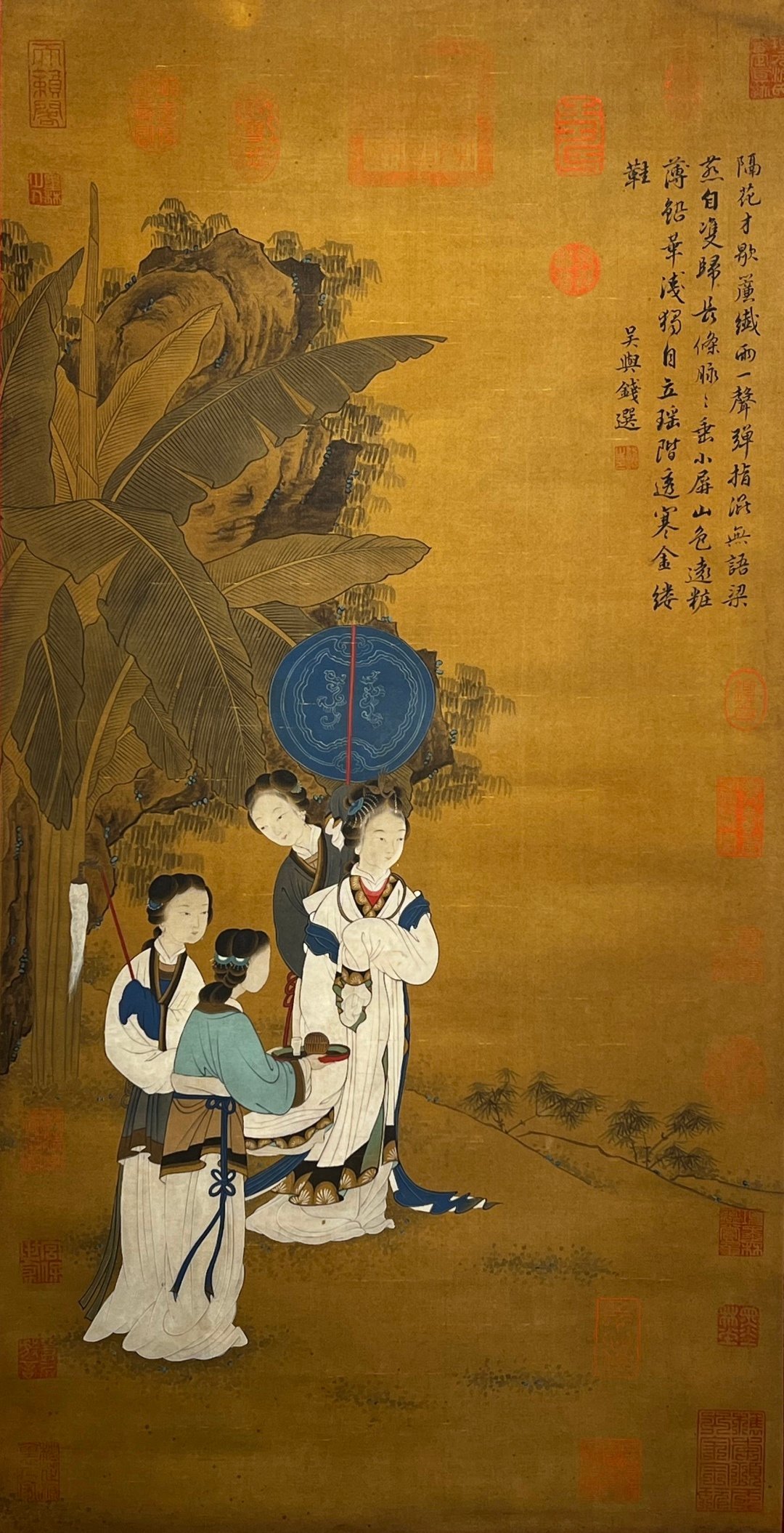 Chinese scroll painting Qian Xuan