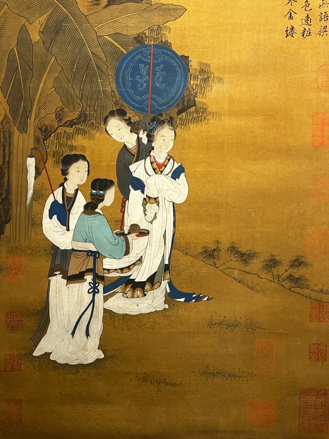 Chinese scroll painting Qian Xuan