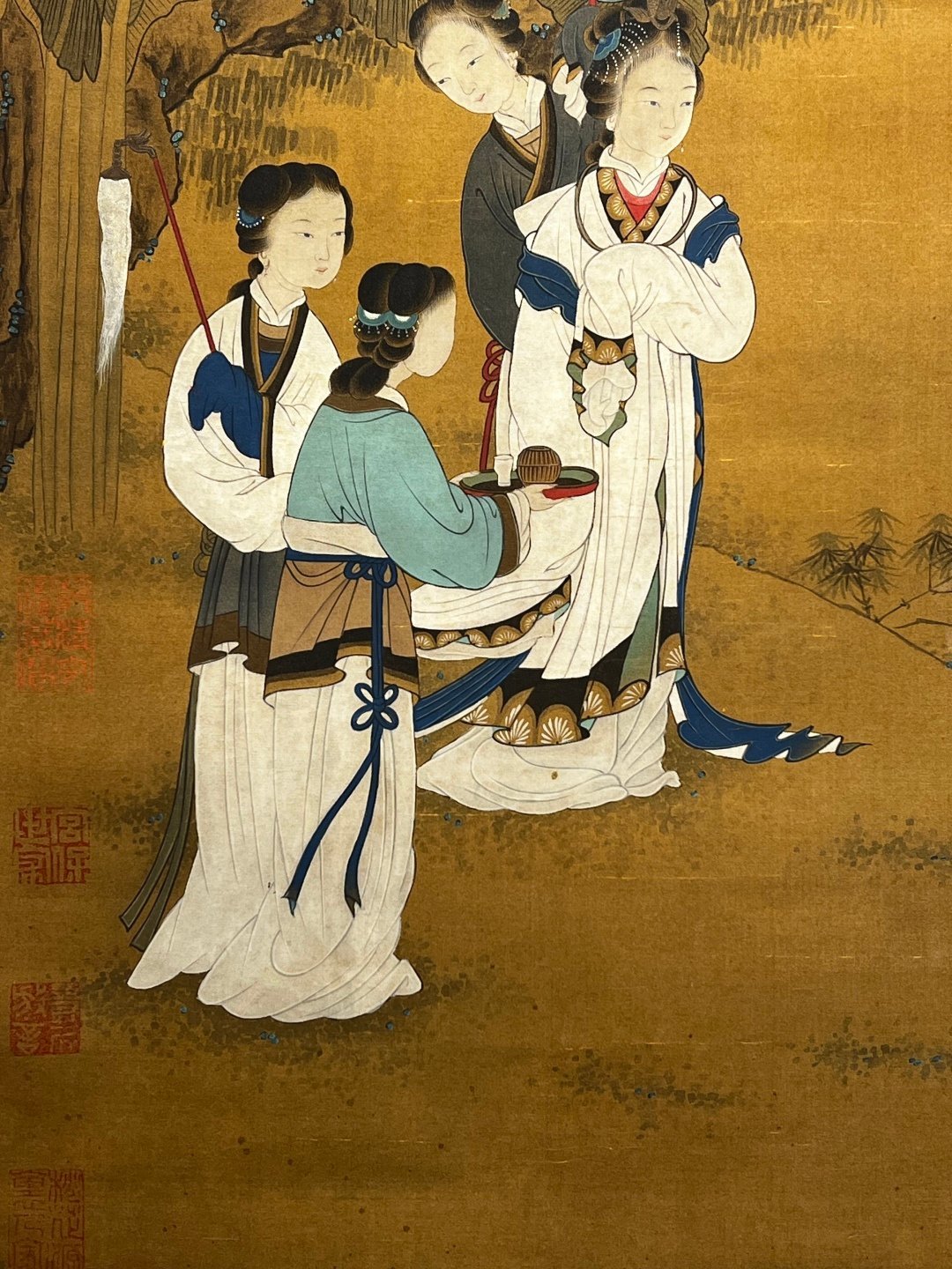 Chinese scroll painting Qian Xuan