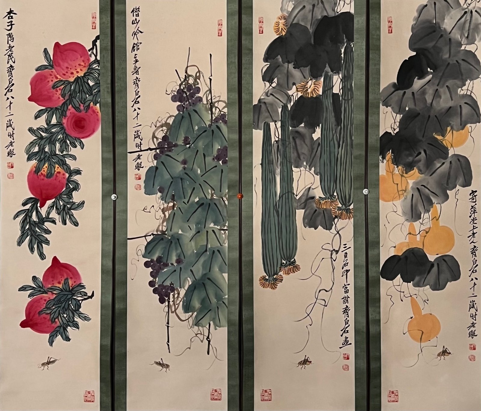 Chinese scroll painting Qi Baishi