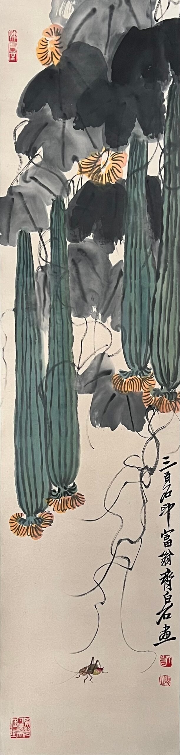 Chinese scroll painting Qi Baishi