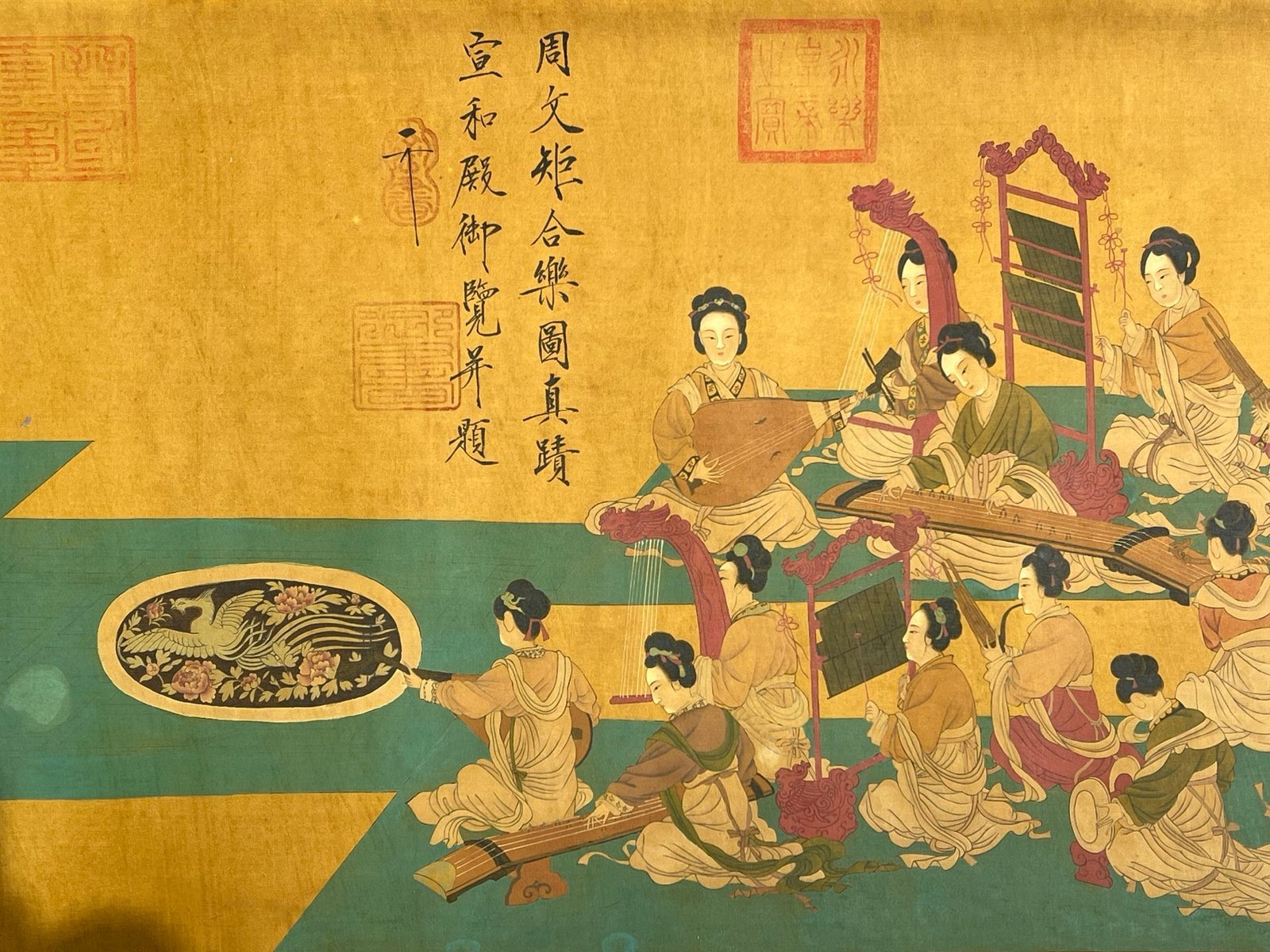 Chinese scroll painting Zhou Wenj