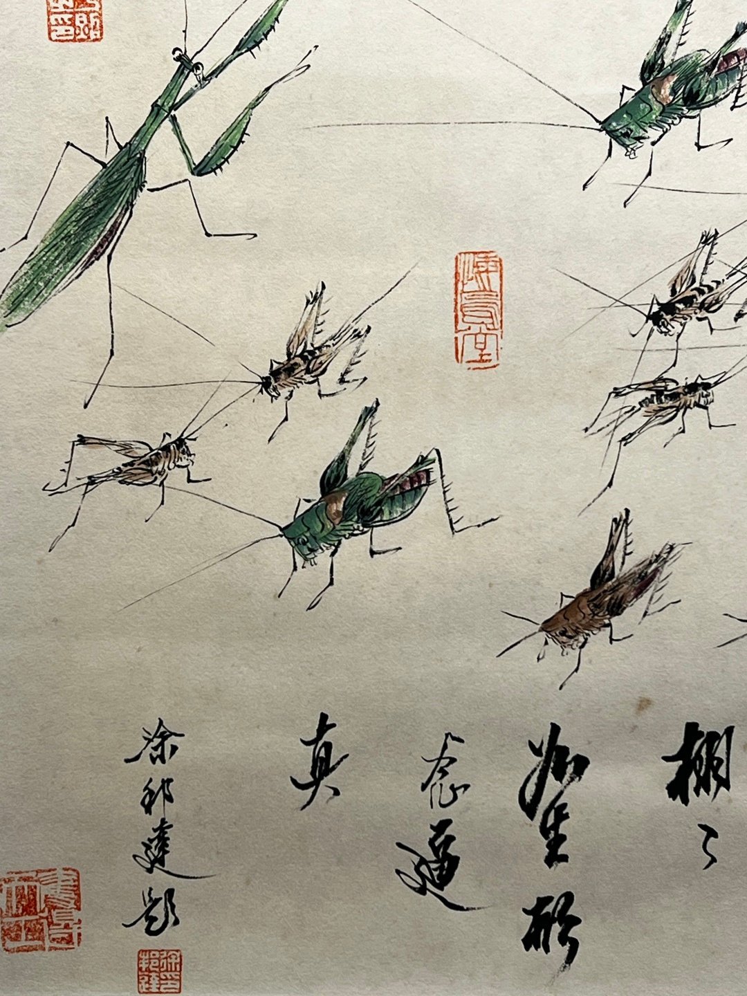 Chinese scroll painting Qi Baishi
