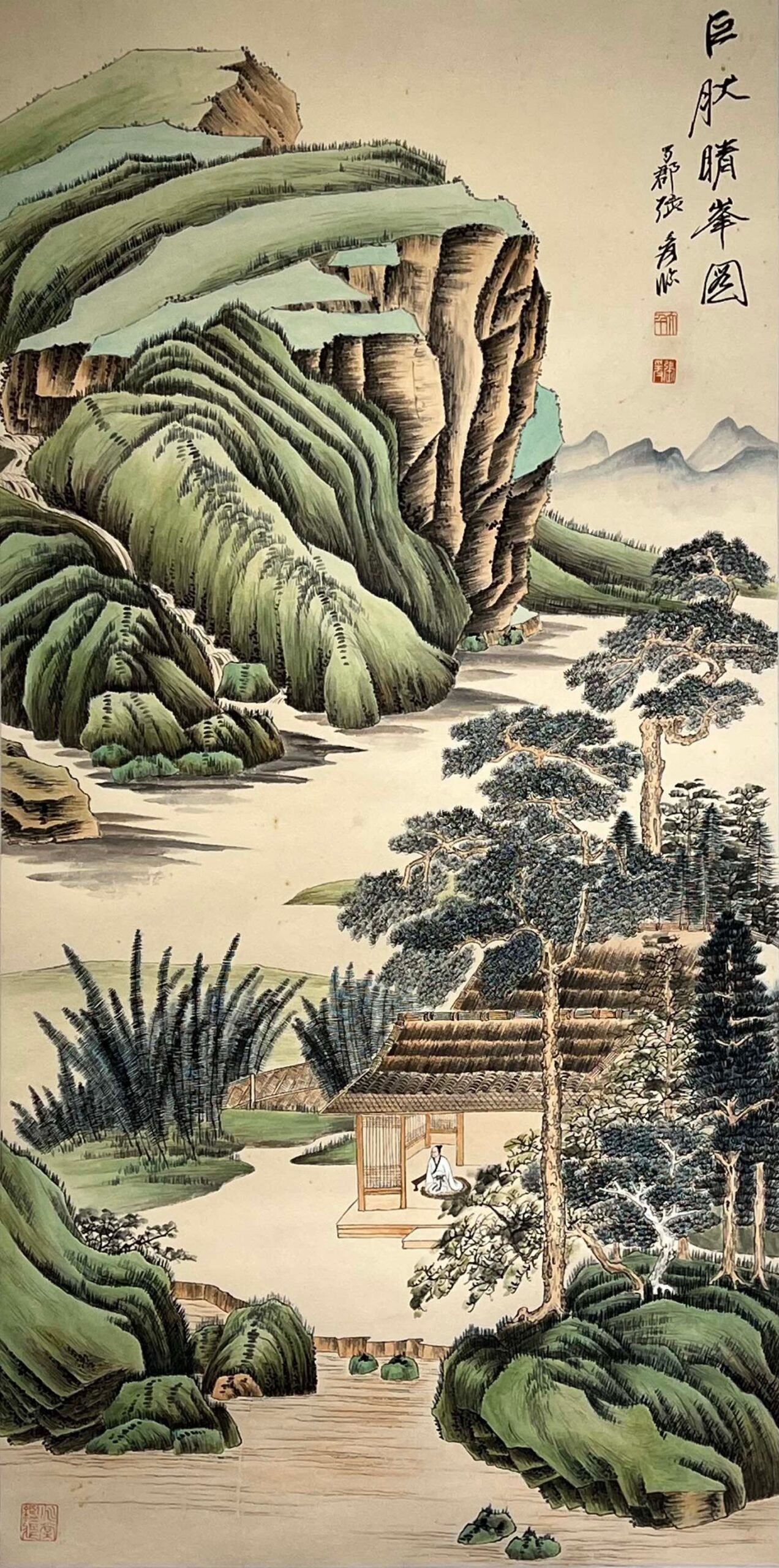 Chinese scroll painting Zhang Daqian