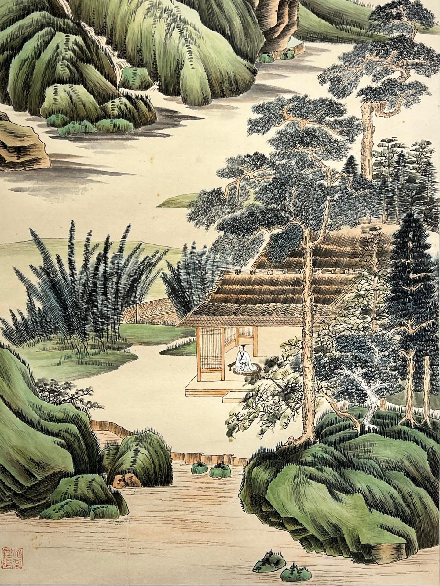Chinese scroll painting Zhang Daqian
