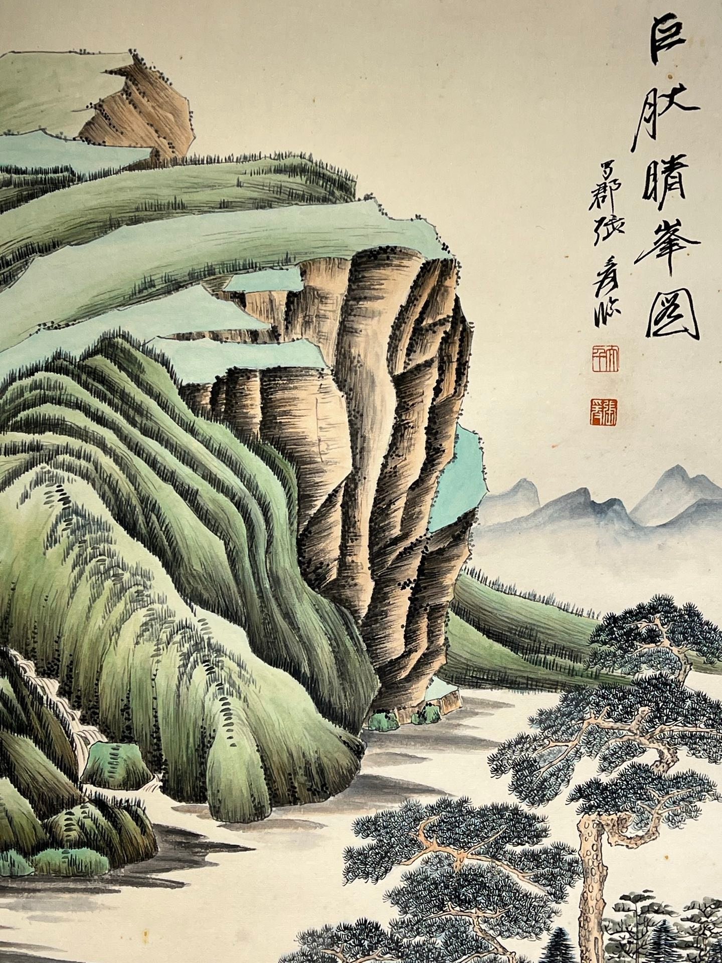 Chinese scroll painting Zhang Daqian
