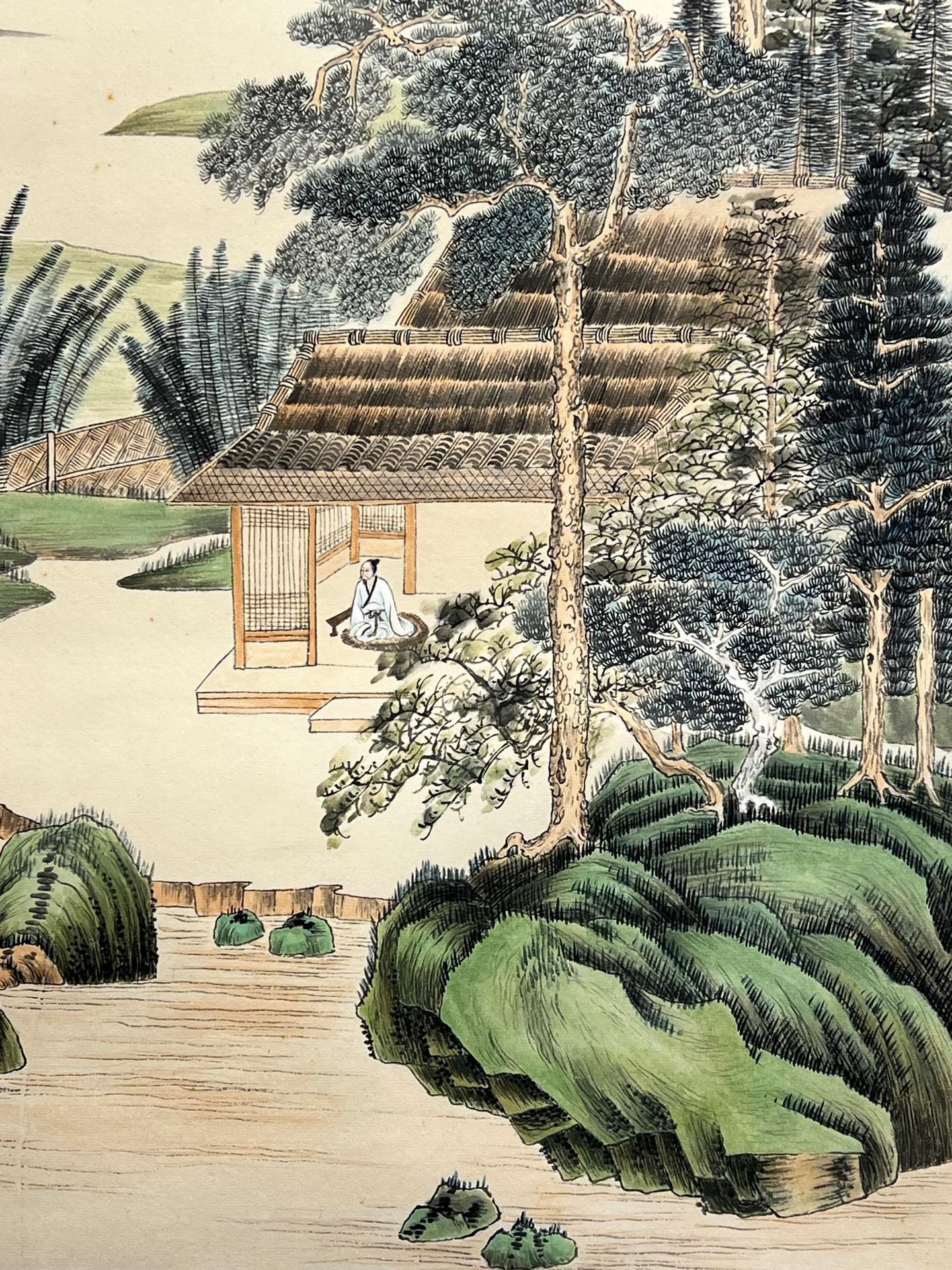 Chinese scroll painting Zhang Daqian